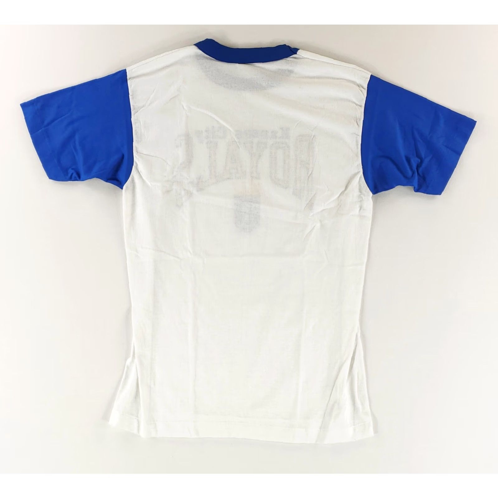 Vintage VINTAGE Kansas City Royals Ringer T Shirt Trench VTG 80s Blue White Made USA Mens L M Size US M / EU 48-50 / 2 - 5 Thumbnail