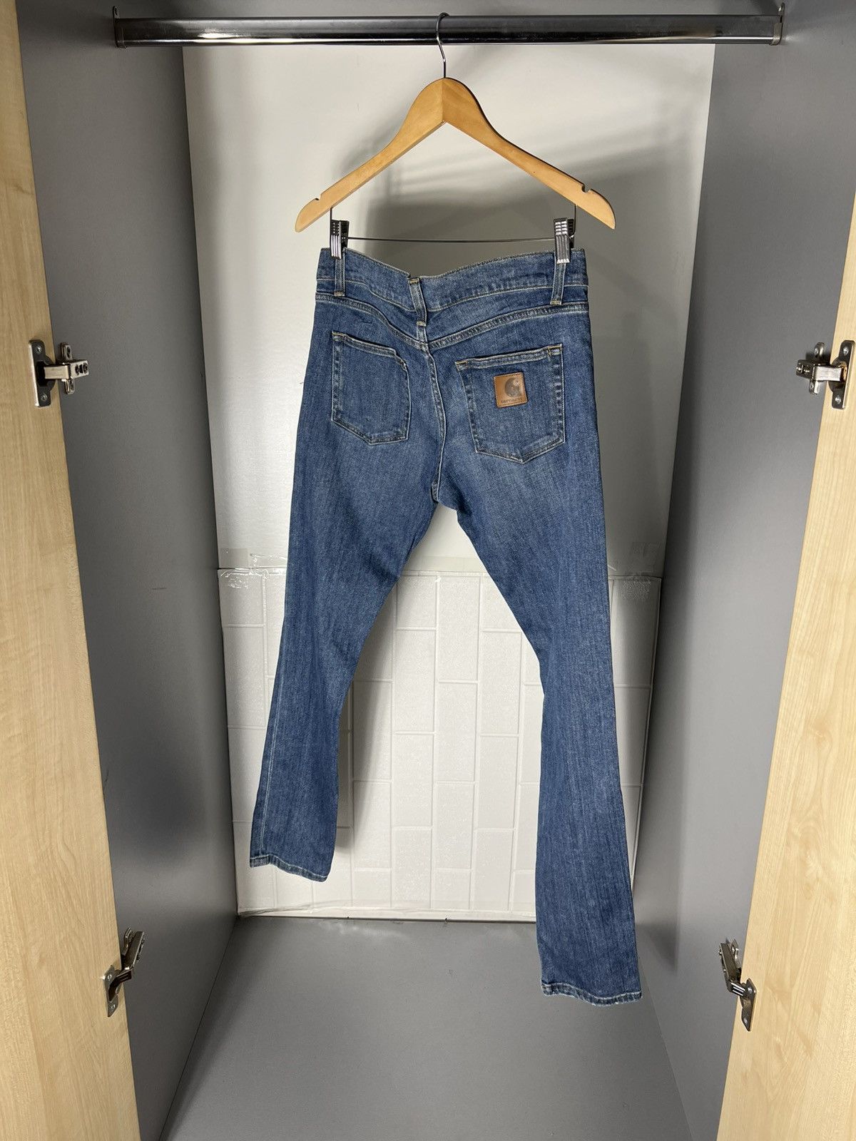 Carhartt VINTAGE CARHARTT WIP REBEL SKINNY DENIM JEANS CASUAL Y2K 90s Size US 30 / EU 46 - 18 Thumbnail