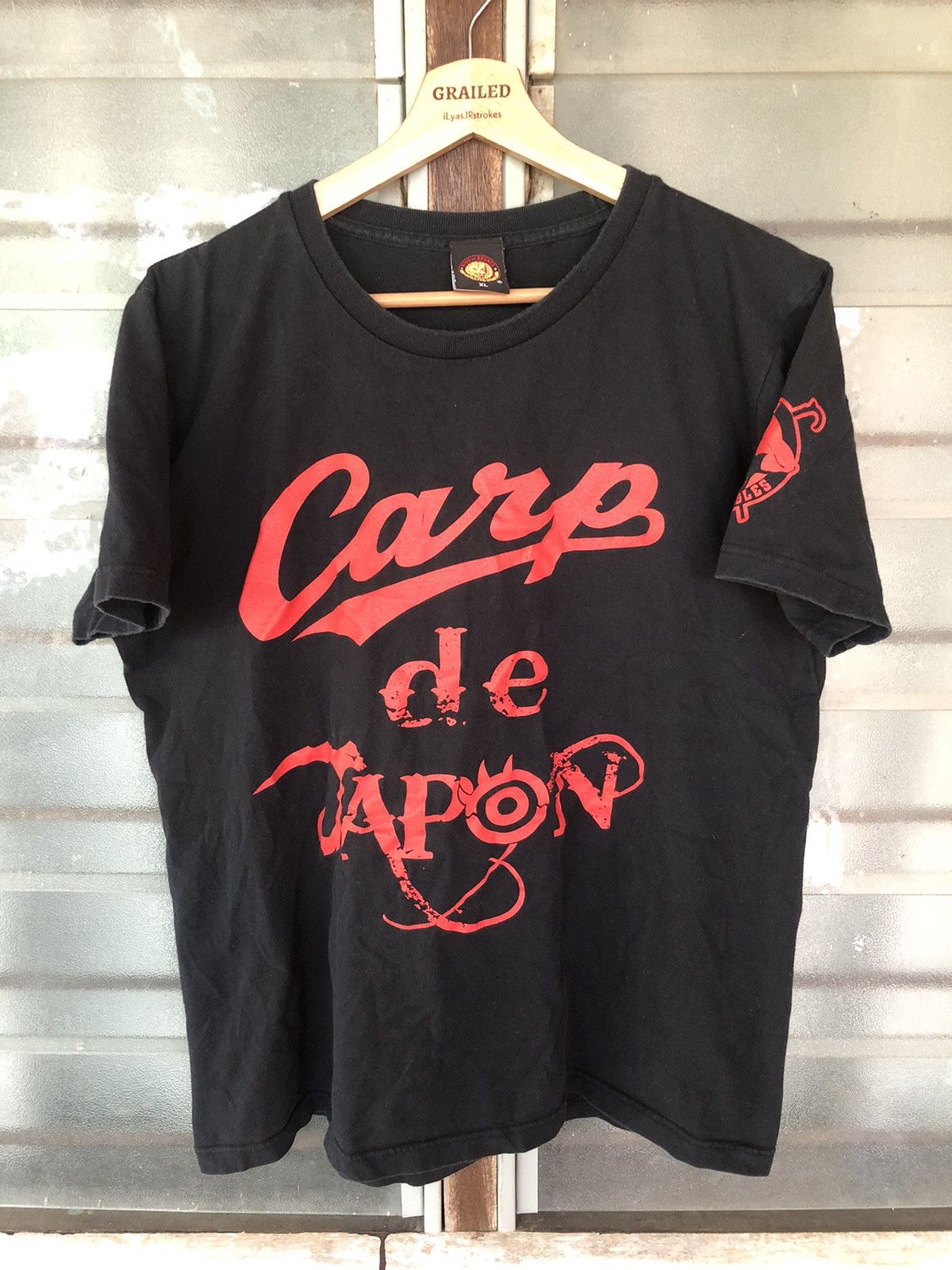Japanese Brand Vintage Japan Pro Wrestling Carp x Los Ingobernables Tee Size US XL / EU 56 / 4 - 2 Thumbnail