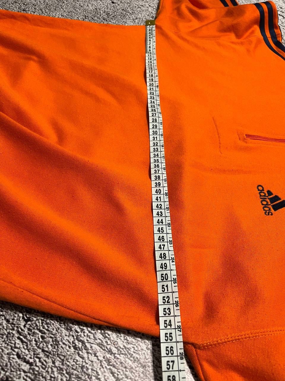 Adidas × Vintage Adidas Men's 3 Stripe Half Zip Crew Sweater in Orange/Black Size US M / EU 48-50 / 2 - 10 Thumbnail