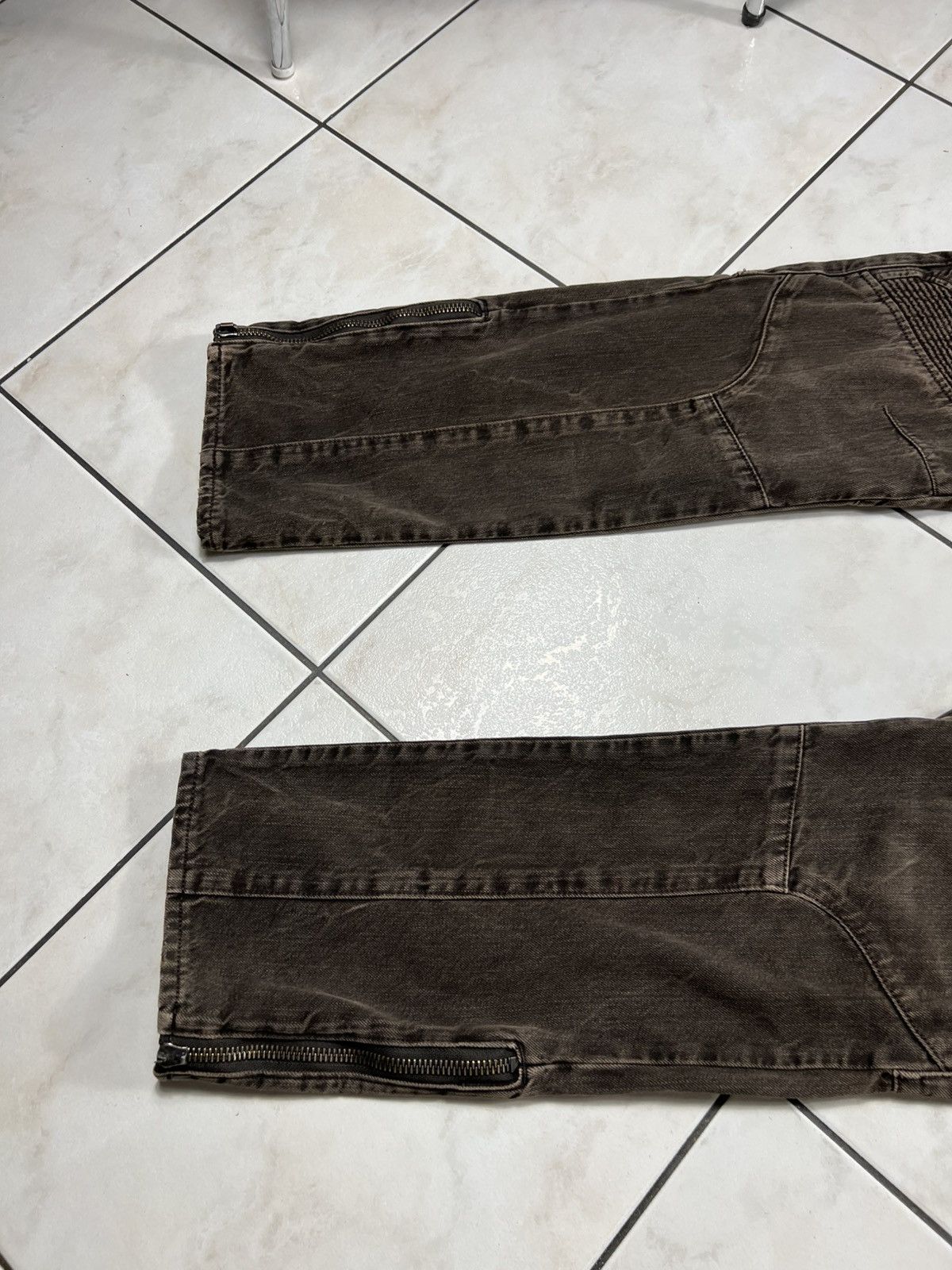 Polo Ralph Lauren Polo Ralph Lauren moto biker denim jeans washed freelander Size US 40 / EU 56 - 9 Thumbnail
