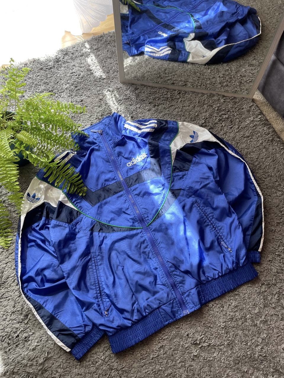 Adidas × Vintage 90s Adidas Suit Vintage Streetwear Logo Rare Neylon Oversize Size US M / EU 48-50 / 2 - 6 Thumbnail