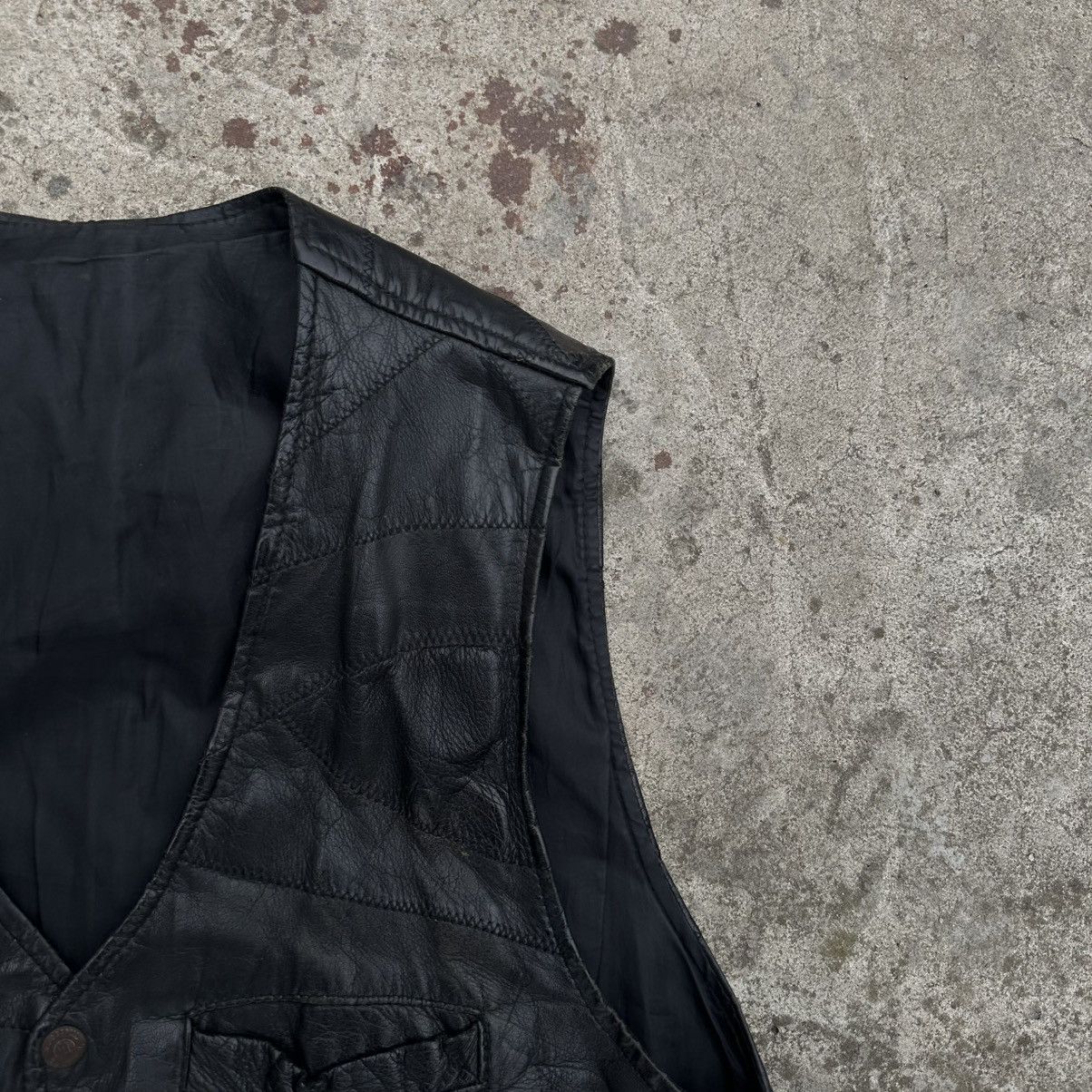 Japanese Brand × Y/Project Vintage Japanese Style Leather Vest Y2K Band Rock 00s USA Size US M / EU 48-50 / 2 - 5 Thumbnail