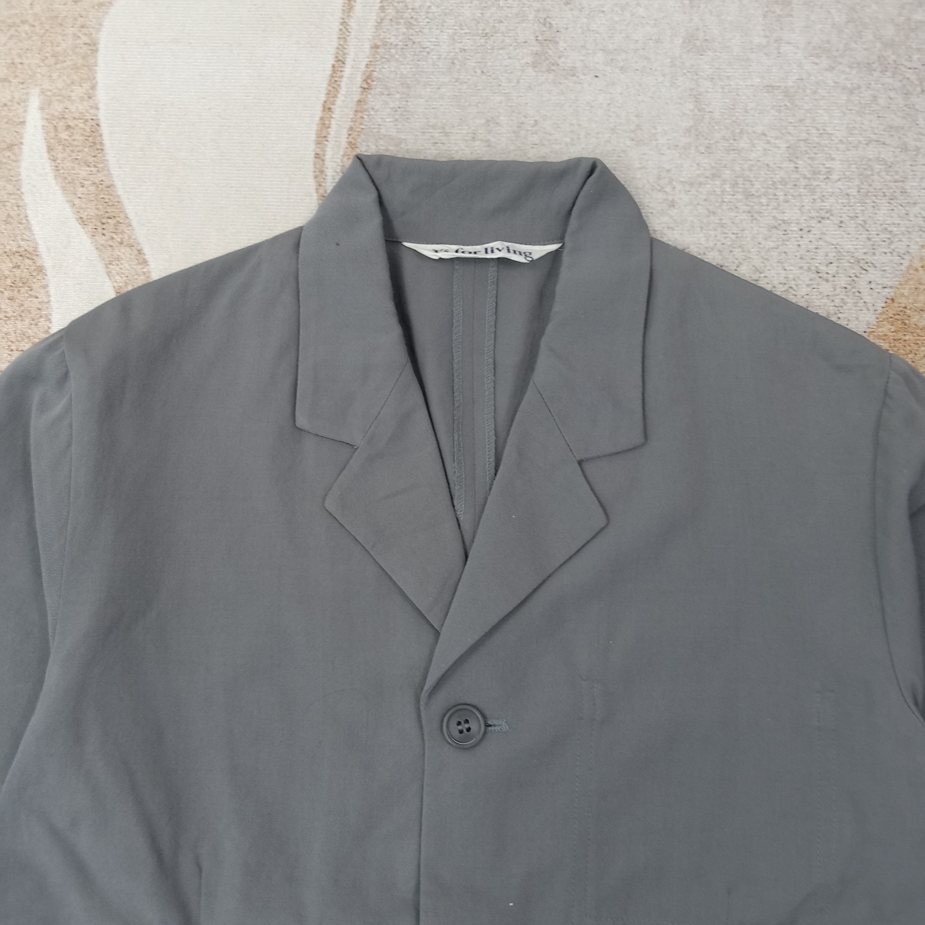 Yohji Yamamoto Y's for living by Yohji Yamamoto Blazer Jacket C260N5 Size XS / US 0-2 / IT 36-38 - 3 Thumbnail