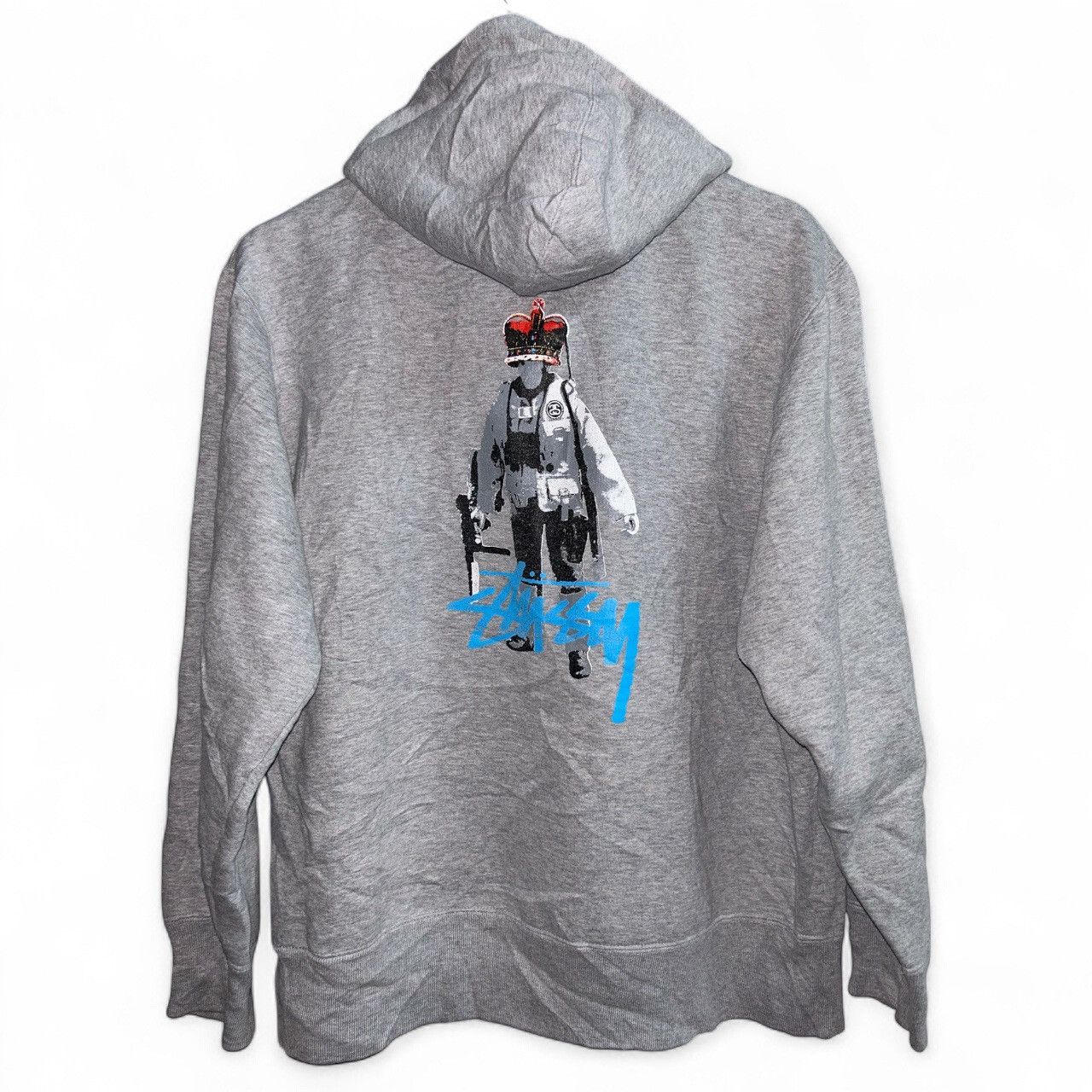 Stussy 90s Police Crown Rifle Pullover Hoodie Size US L / EU 52-54 / 3 - 1 Thumbnail