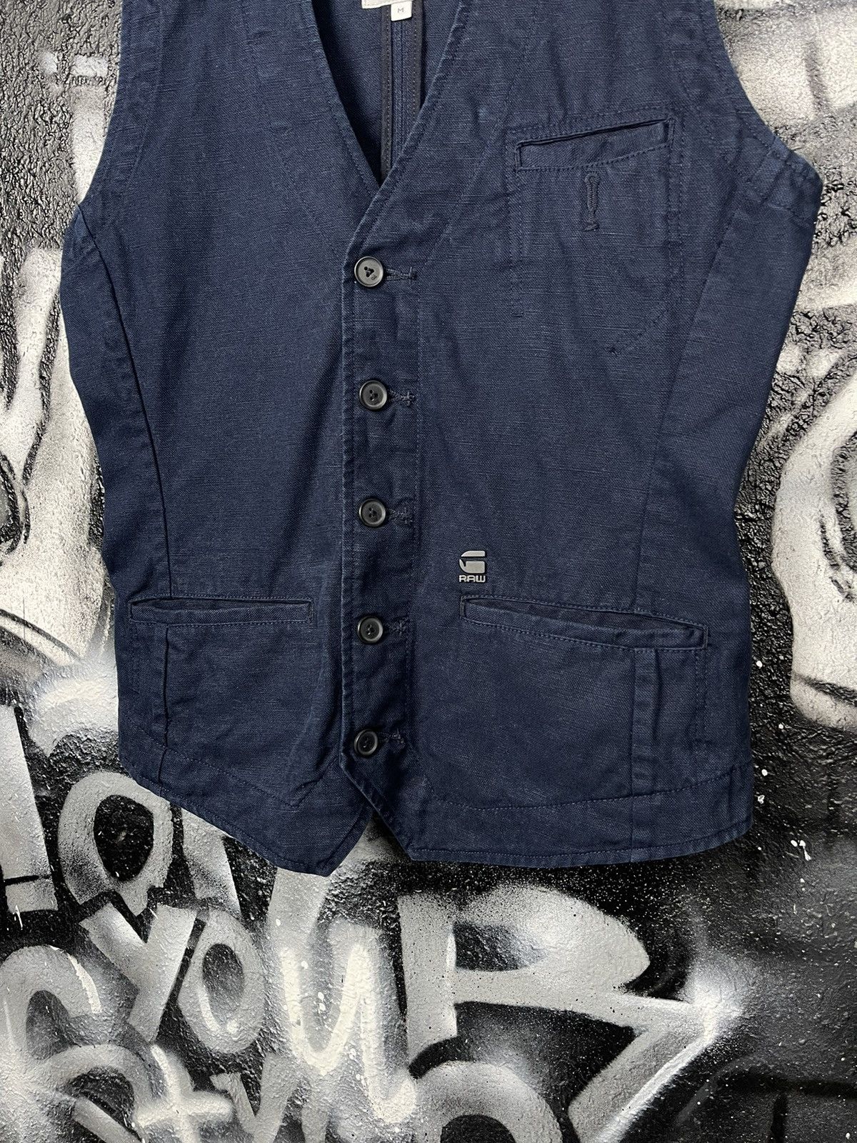 G-Star G Star RAW Correct Lens Gilet Western Men’s Vest Size M Size US M / EU 48-50 / 2 - 4 Thumbnail