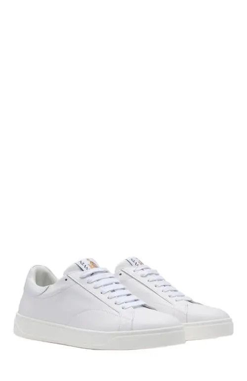 Lanvin oc11z0526 Leather Sneakers in White Size US 11.5 / EU 44-45 - 2 Thumbnail