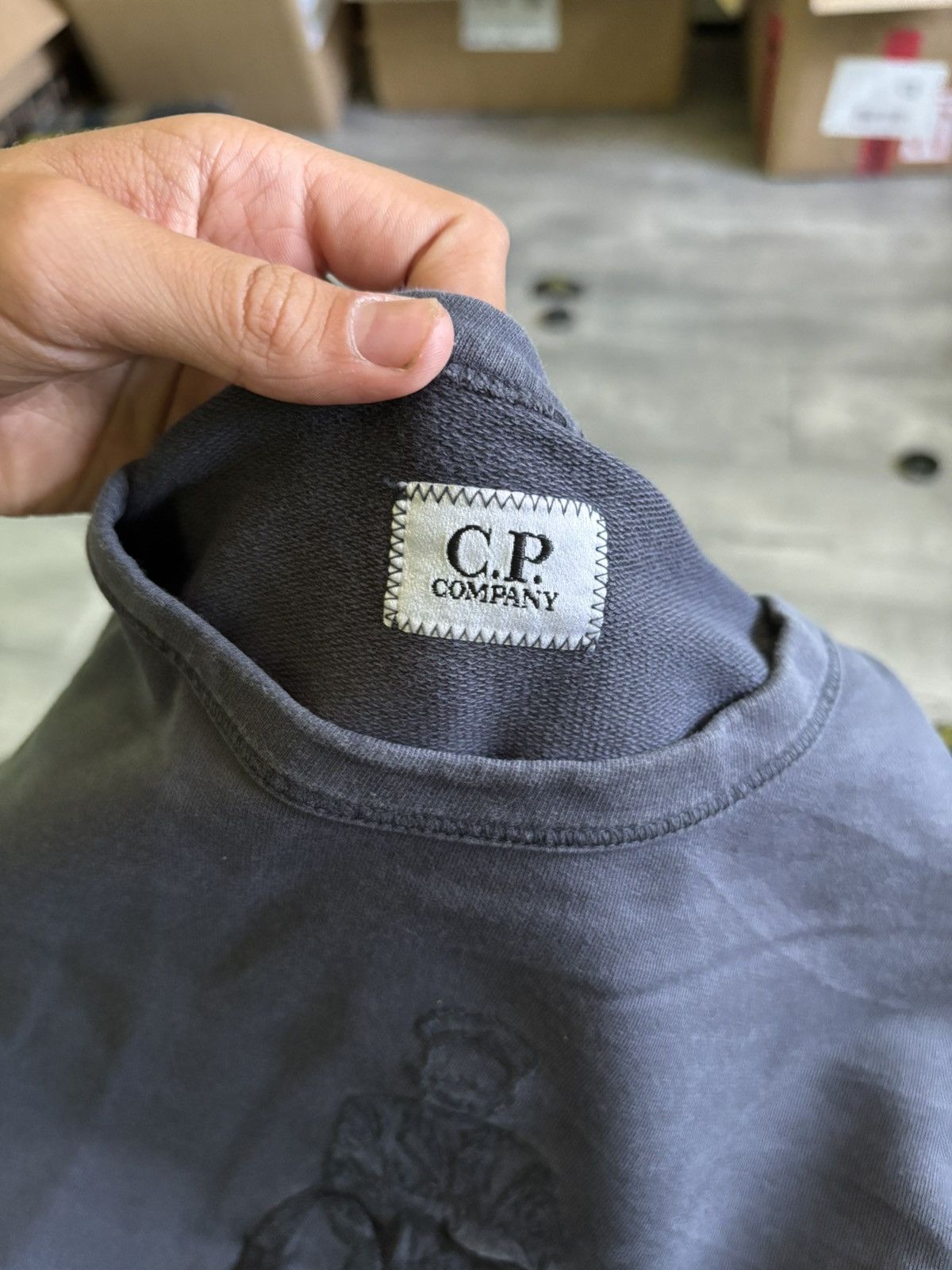 C.P. Company Black crewneck cp Company rare cw Size US S / EU 44-46 / 1 - 3 Thumbnail