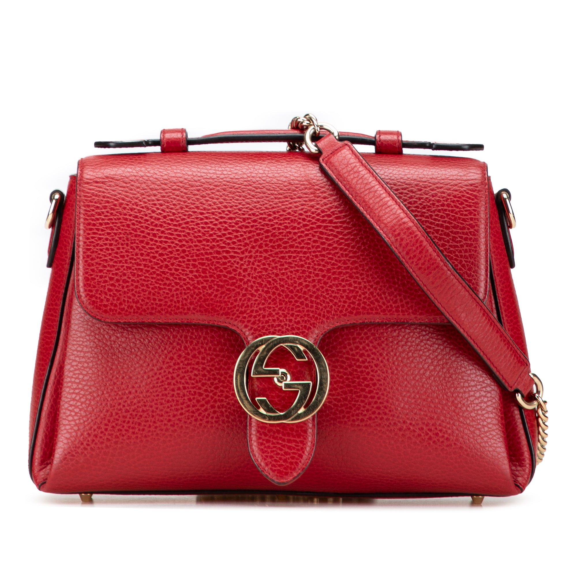 Gucci Small Dollar Calf Interlocking G Satchel Size ONE SIZE - 1 Thumbnail