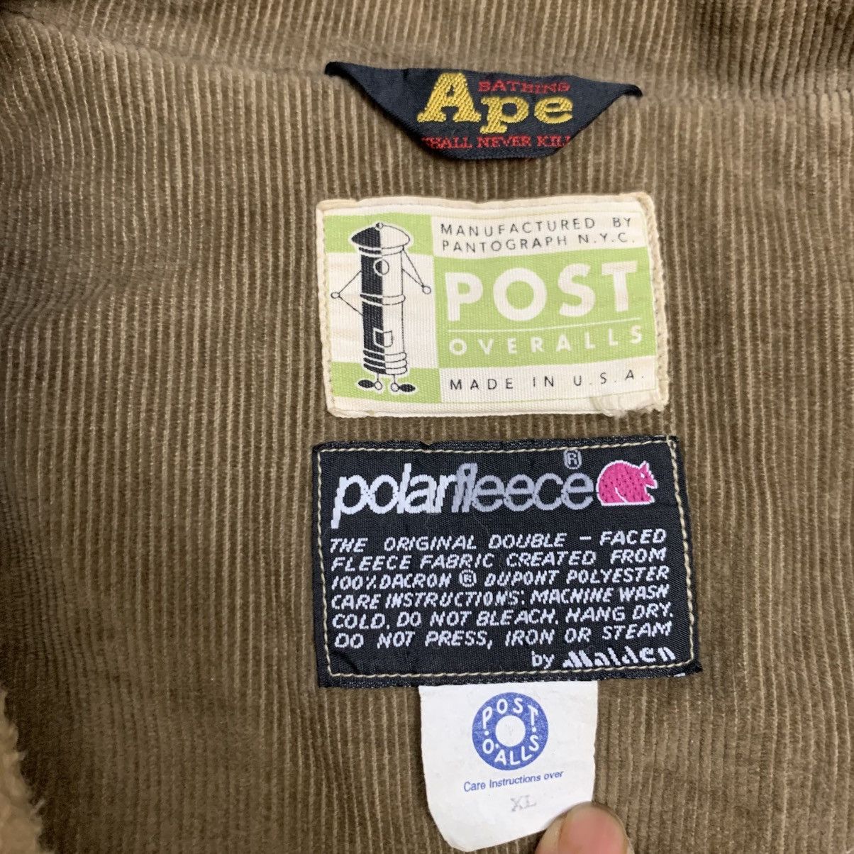 Bape Vintage Bathing Ape Corduroy Jacket Polarfleece Size US XL / EU 56 / 4 - 19 Thumbnail