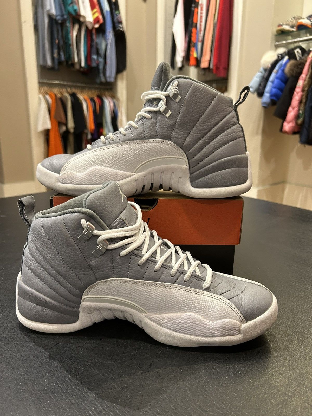 Jordan Brand Jordan 12 Retro ‘Stealth’ Size US 9.5 / EU 42-43 - 2 Thumbnail