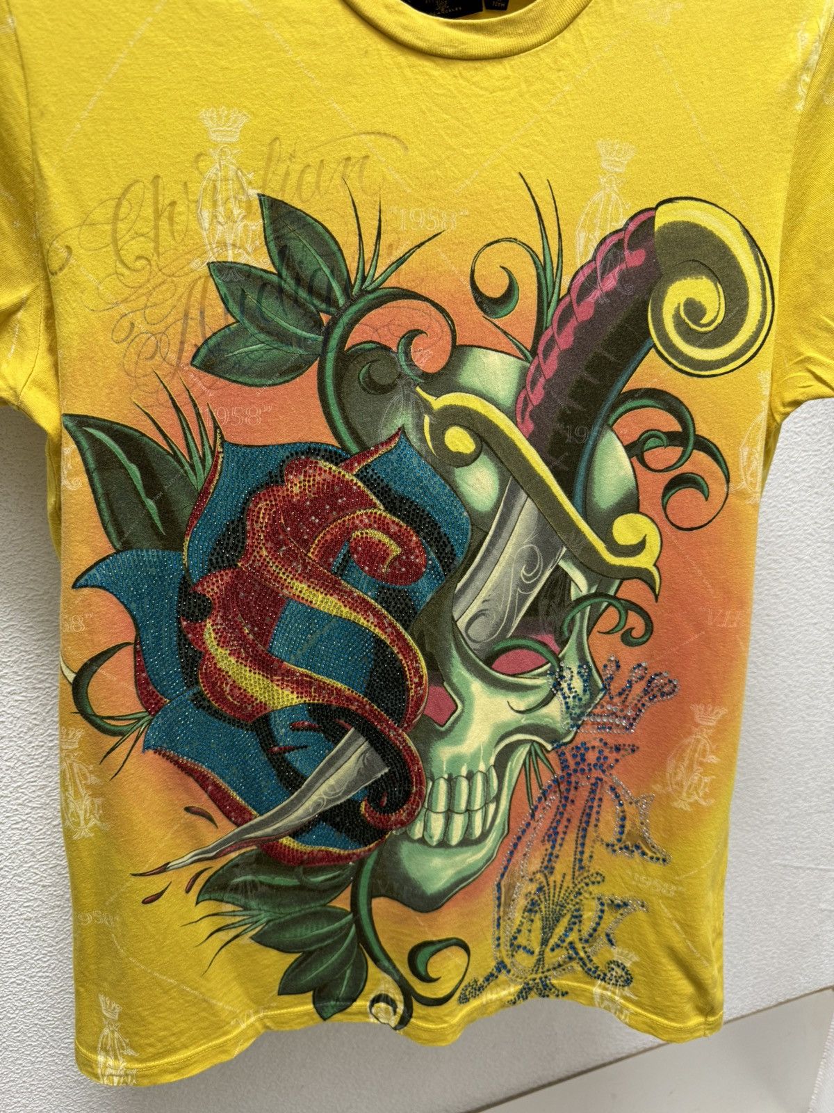 Christian Audigier Christian Audigier fullprint yellow t-shirt M Size US M / EU 48-50 / 2 - 5 Thumbnail
