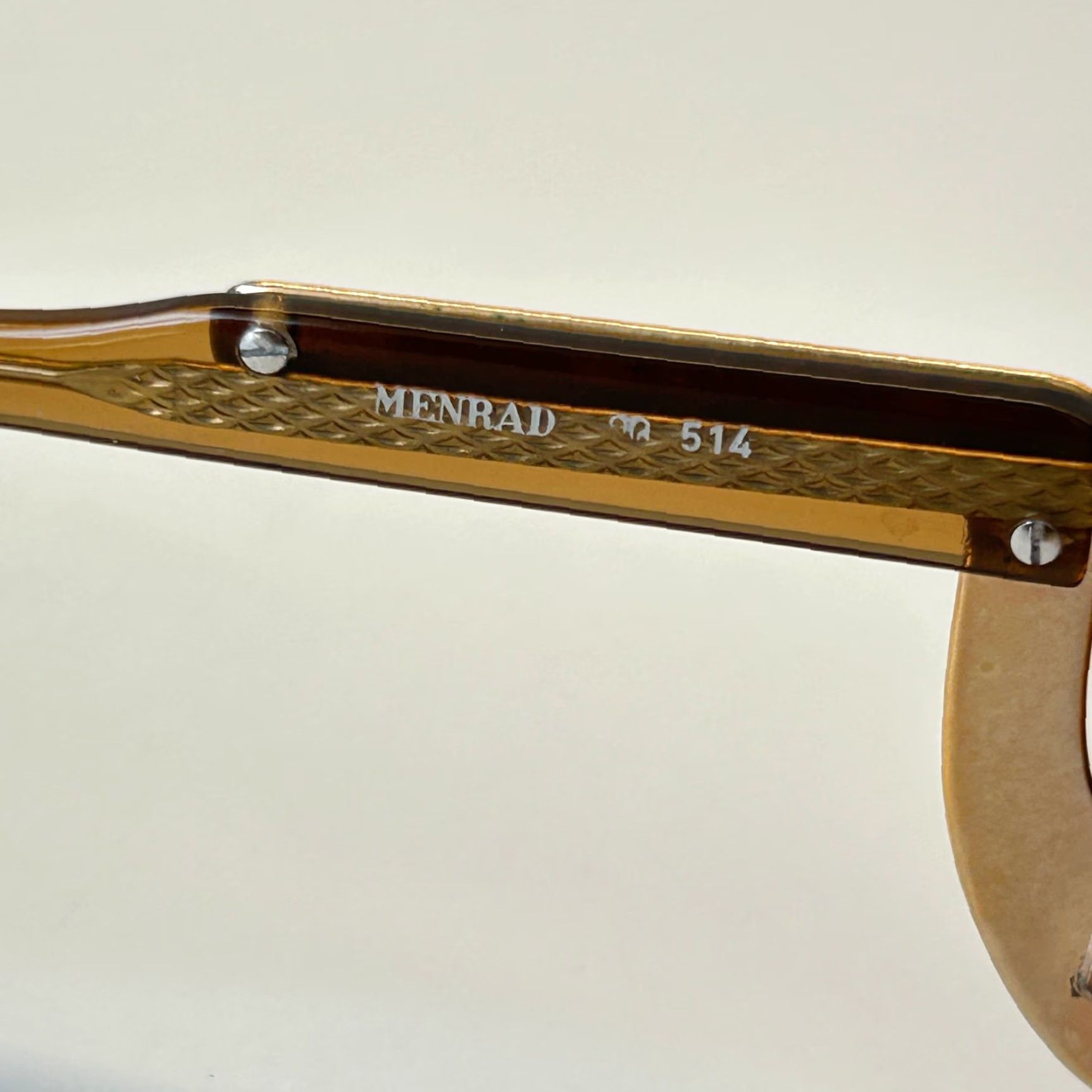 Vintage VINTAGE Menrad Sunglasses Oversized Large 60s 70s Amber Brown Brown Lens Oval Plastic Mod GoGo Womens Mens 1970s Frames Sunglasses GoGo Size ONE SIZE - 5 Thumbnail