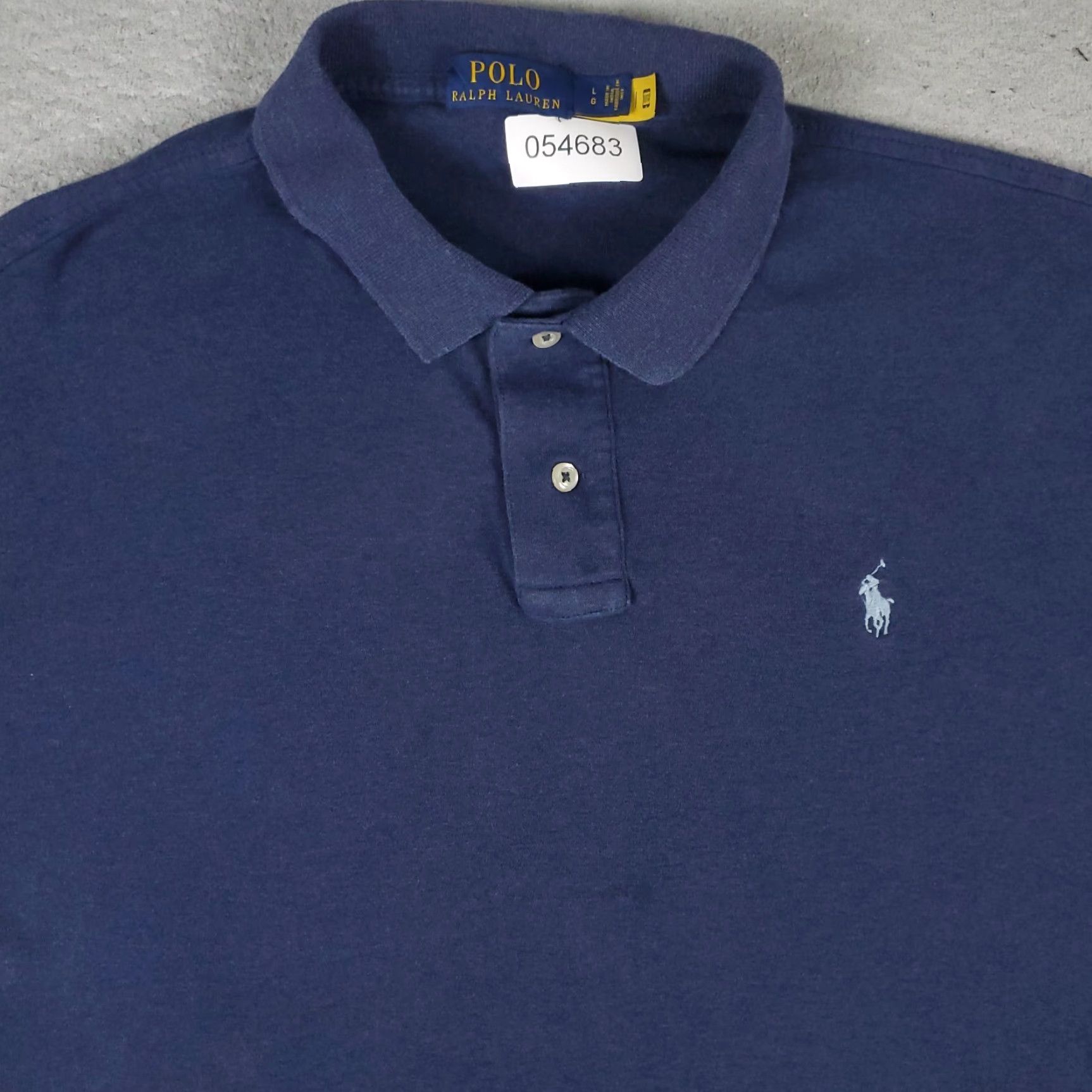 Ralph Lauren VINTAGE Ralph Lauren Polo Shirt Men Size Large Blue Casual Short Sleeve Golf Preppy Mens Size US L / EU 52-54 / 3 - 2 Thumbnail