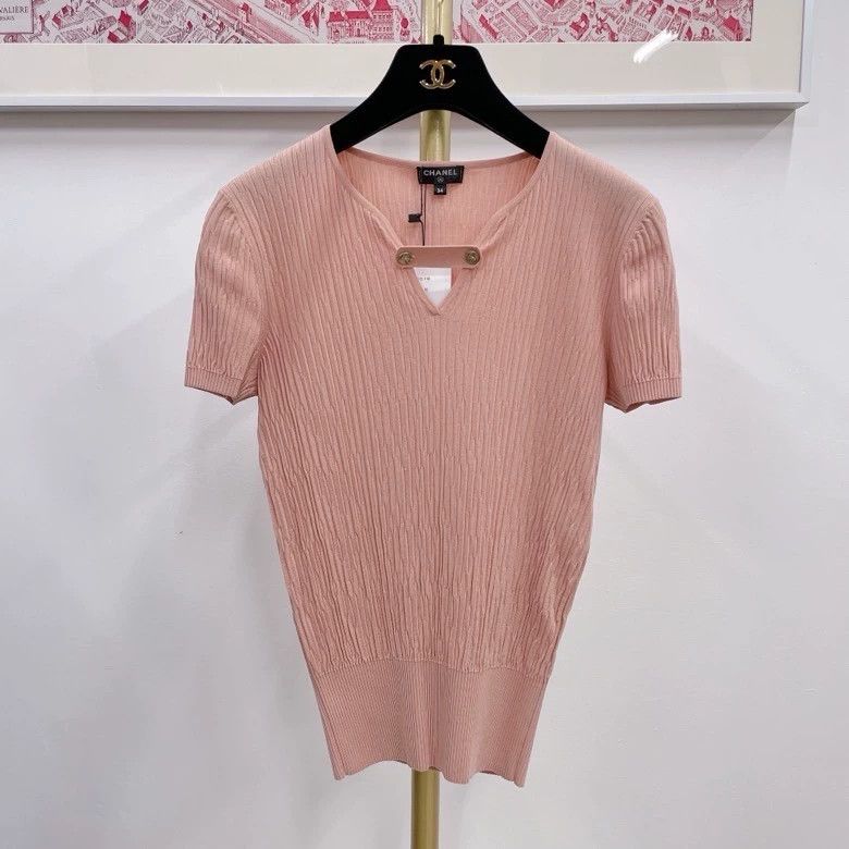 Chanel Lotus pink short sleeves