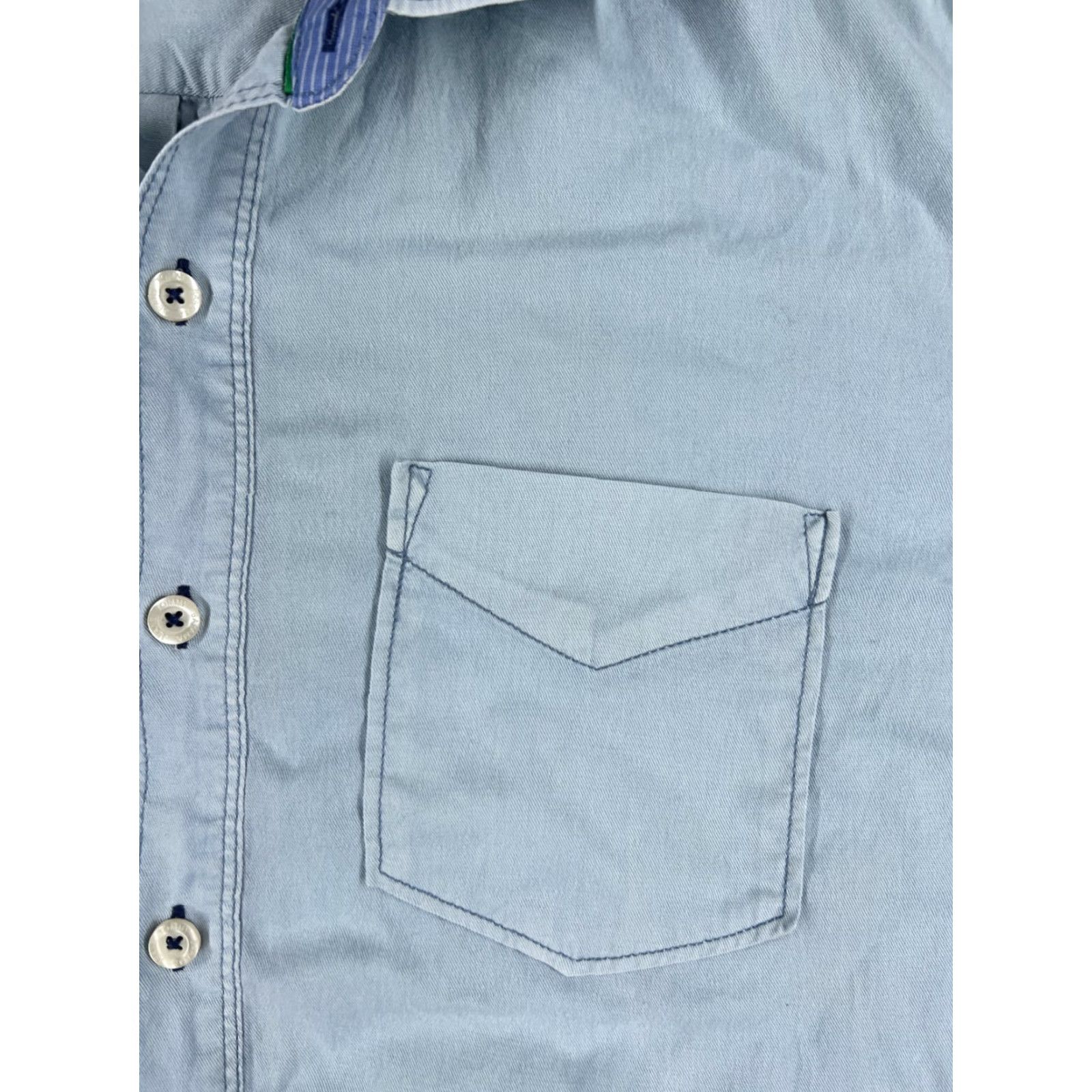 Tommy Bahama Tommy Bahama Shirt Men XL Blue Long Sleeve Twill Button-Up Pocket Aloha Resort Size US XL / EU 56 / 4 - 6 Thumbnail