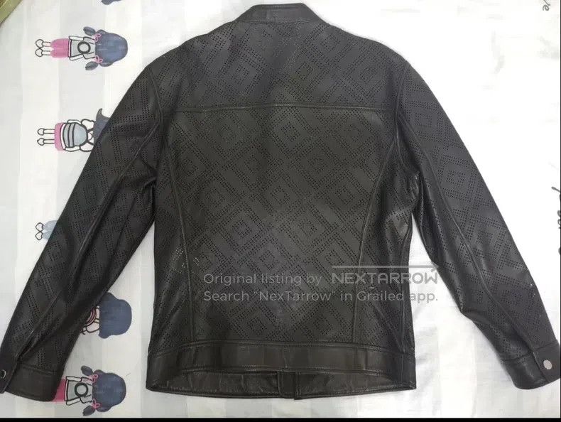 Versace Versace Hollow motorcycle jacket leather jacket Size US M / EU 48-50 / 2 - 2 Thumbnail
