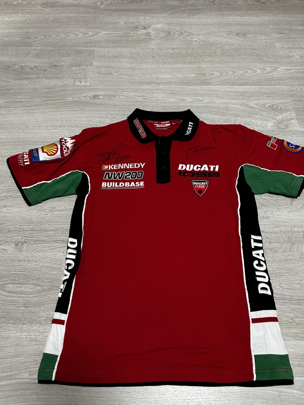 Ducati Vintage Ducati Racing Polo Tshirt 1098 Glinth Enterprises Size US M / EU 48-50 / 2 - 1 Thumbnail