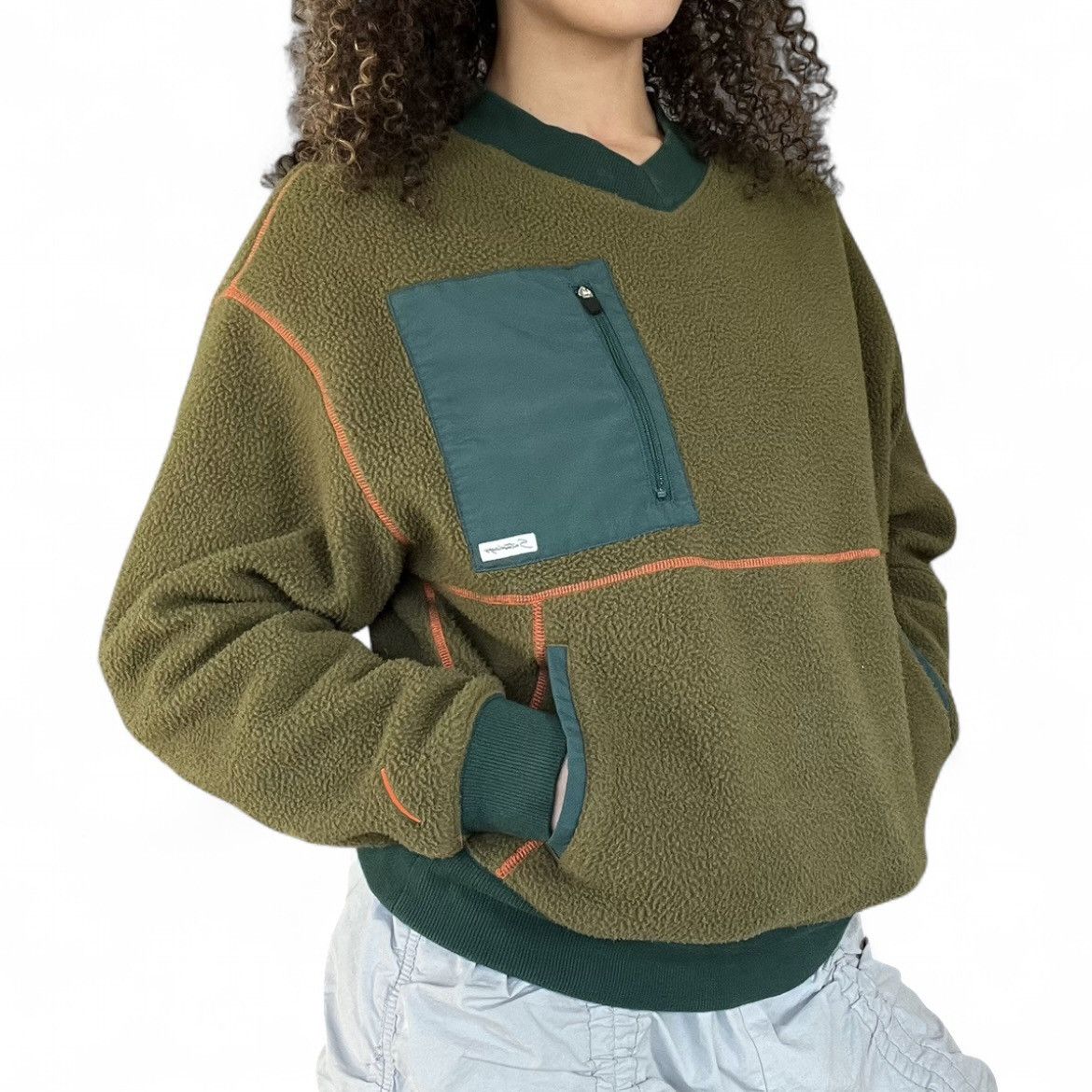 Saturdays NYC Saturdays NYC Seneca Fleece Pullover – Army Green Size US XS / EU 42 / 0 - 6 Thumbnail