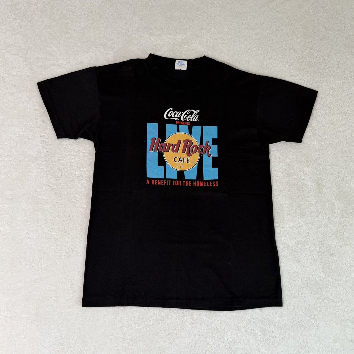 Hard Rock Cafe 1980’s Vintage Coca Cola Hard Rock Cafe T-Shirt Size US L / EU 52-54 / 3 - 1 Thumbnail
