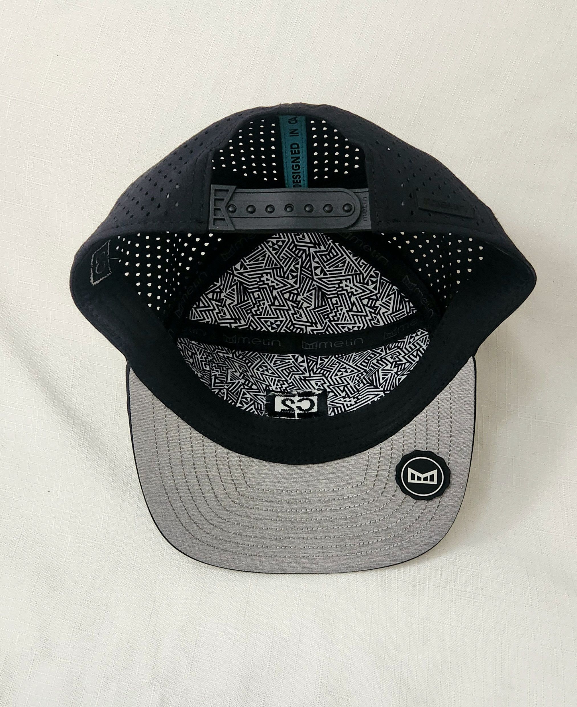 melin NOBULL JUST THE HORNS BLACK MESH TRUCKER SNAPBACK ADJUSTABLE Size ONE SIZE - 7 Thumbnail