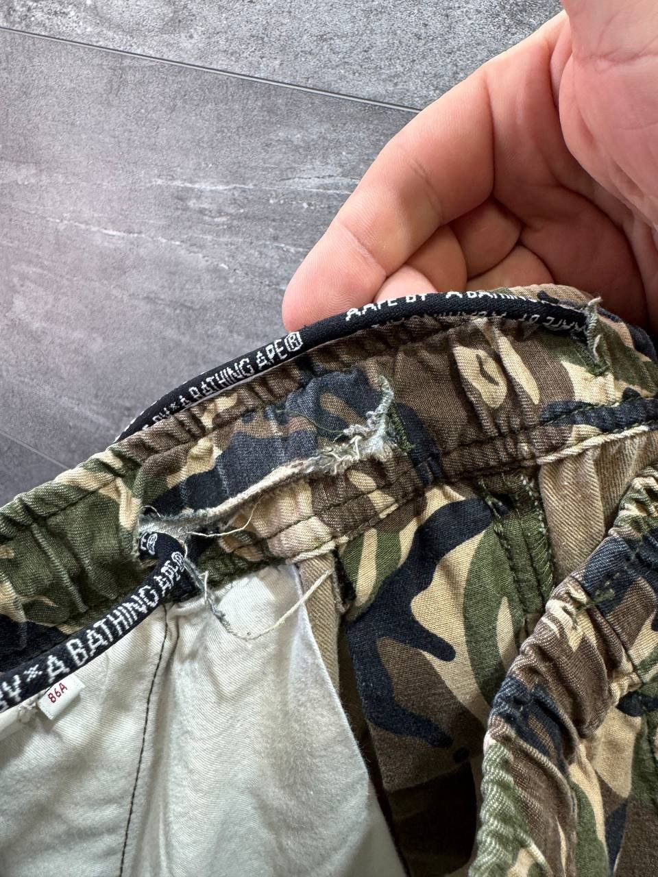 Aape Aape By A Bathing Ape Camo Men’s Trousers Cargo Pants Size US 34 / EU 50 - 17 Thumbnail