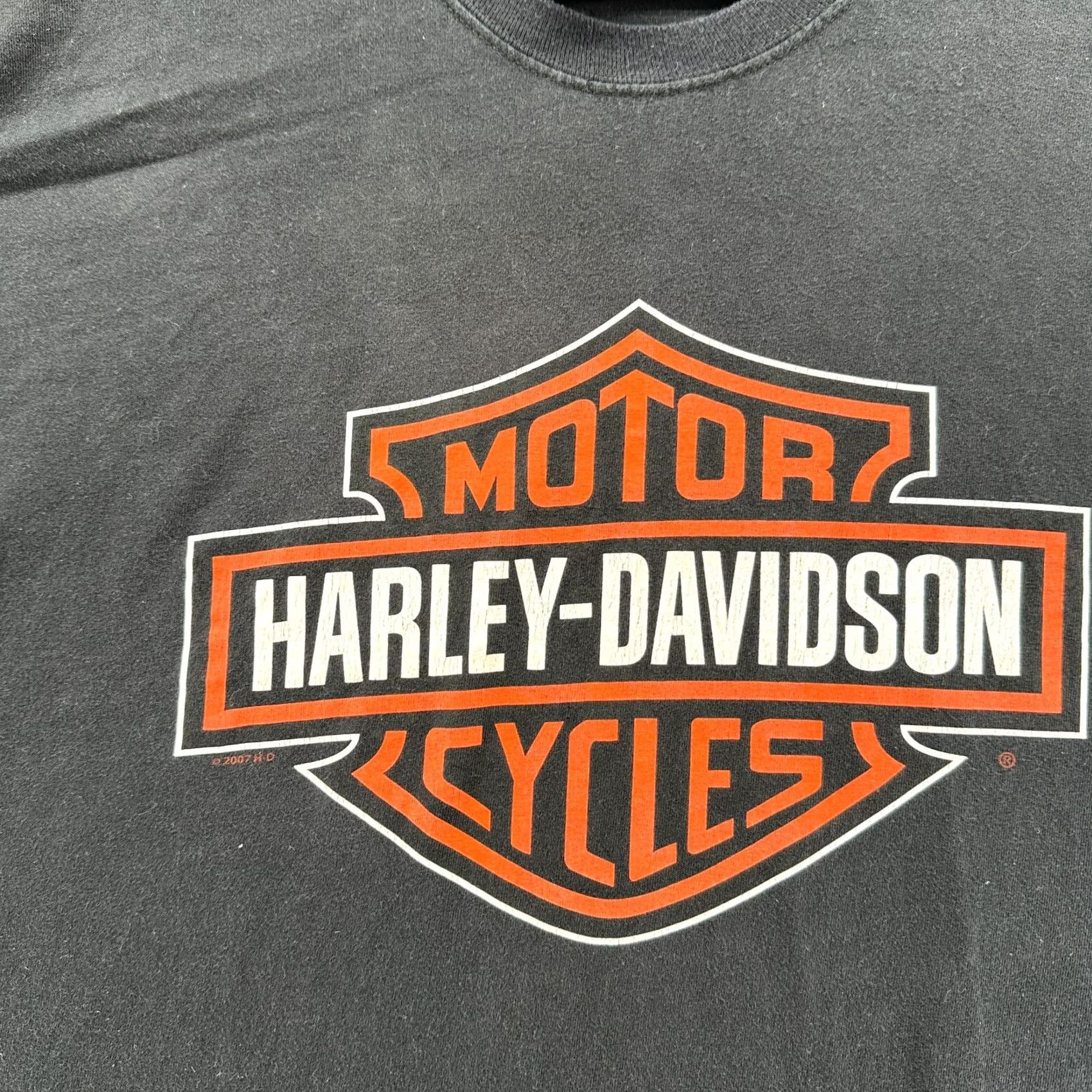 Harley Davidson Harley-Davidson Motorcycles T-Shirt Black 2XL Short Sleeve Pullover Mens Regular Cotton Crew Neck Easy Care Shirt Size US XXL / EU 58 / 5 - 5 Thumbnail
