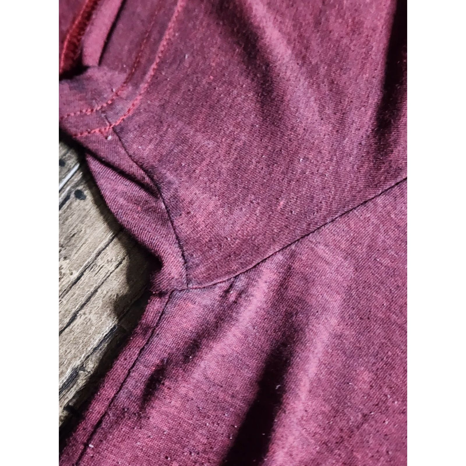 Doublet Mens L Whiskey T-Shirt Red Cotton Blend Double Sided Thrashed Pipe Dream NM NL Vintage: No Size US L / EU 52-54 / 3 - 5 Thumbnail