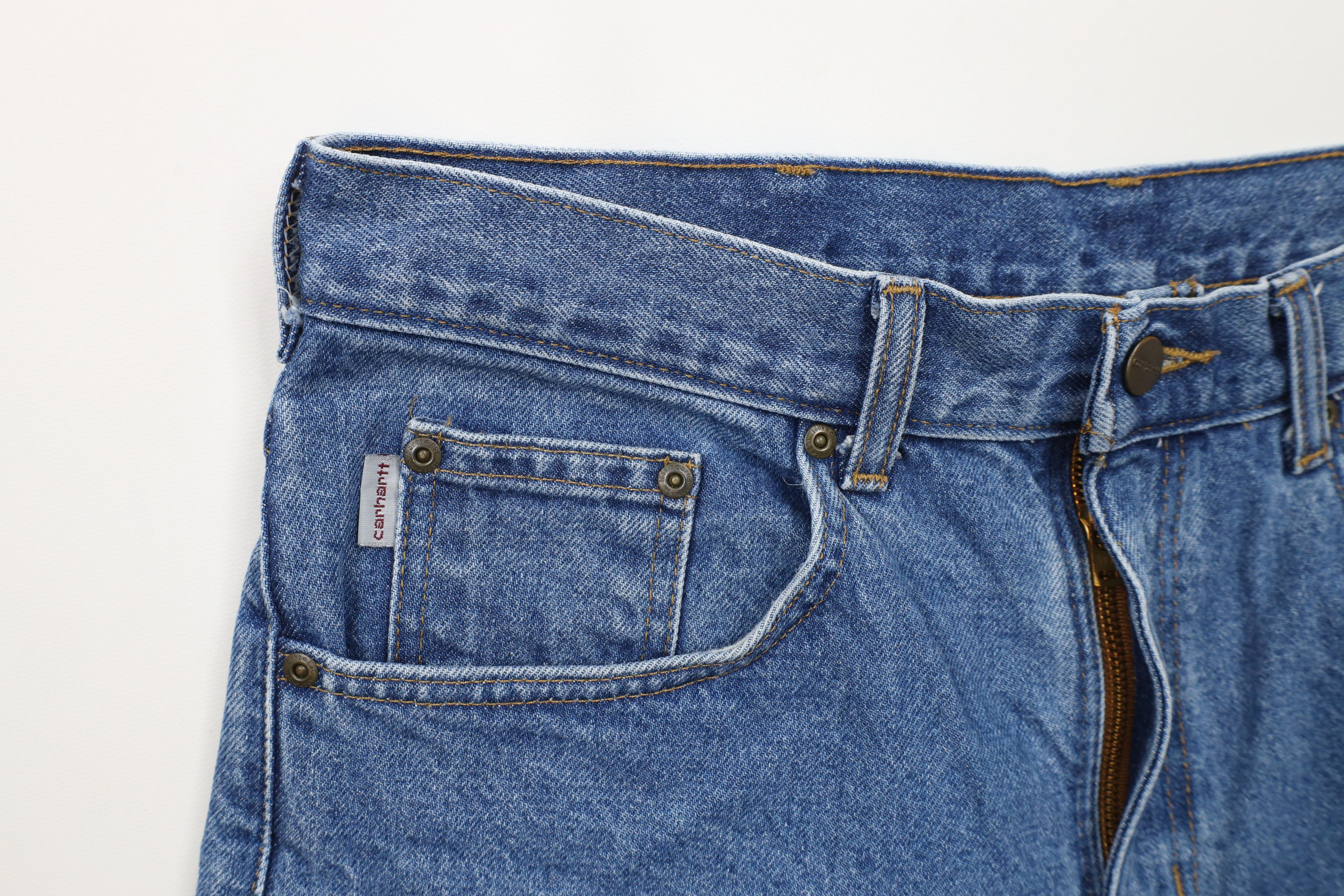 Carhartt × Vintage Vintage Carhartt Spell Relaxed Fit Straight Leg Denim Jeans Size US 34 / EU 50 - 7 Thumbnail