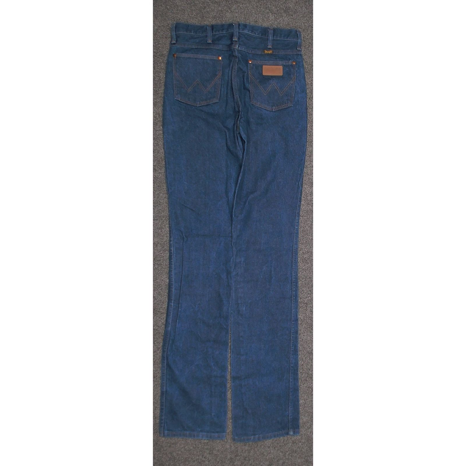 Wrangler VTG 90s Made in USA Wrangler 936DEN Dark Wash (Stacks) 32x40 Size US 32 / EU 48 - 4 Thumbnail