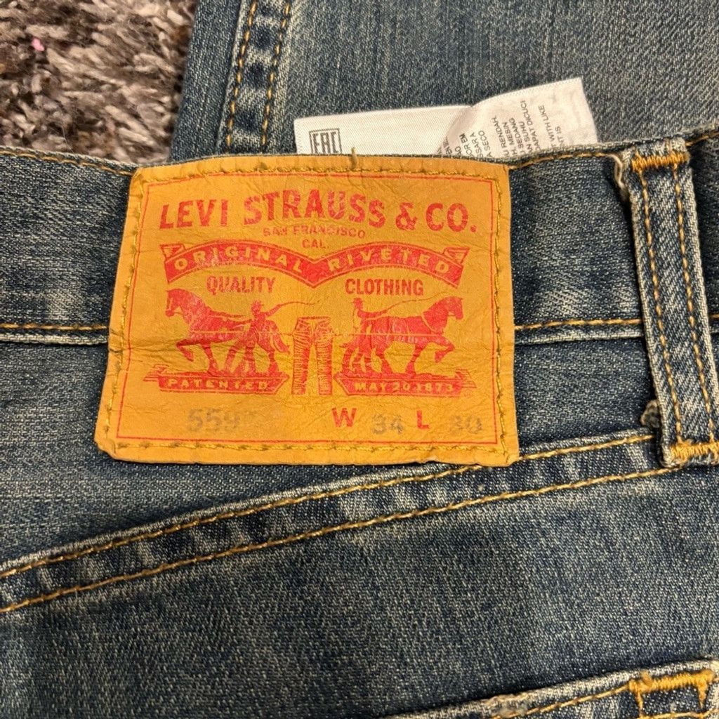 Levi's Men’s Levi 559 Relaxed Straight Jeans Size US 34 / EU 50 - 1 Thumbnail