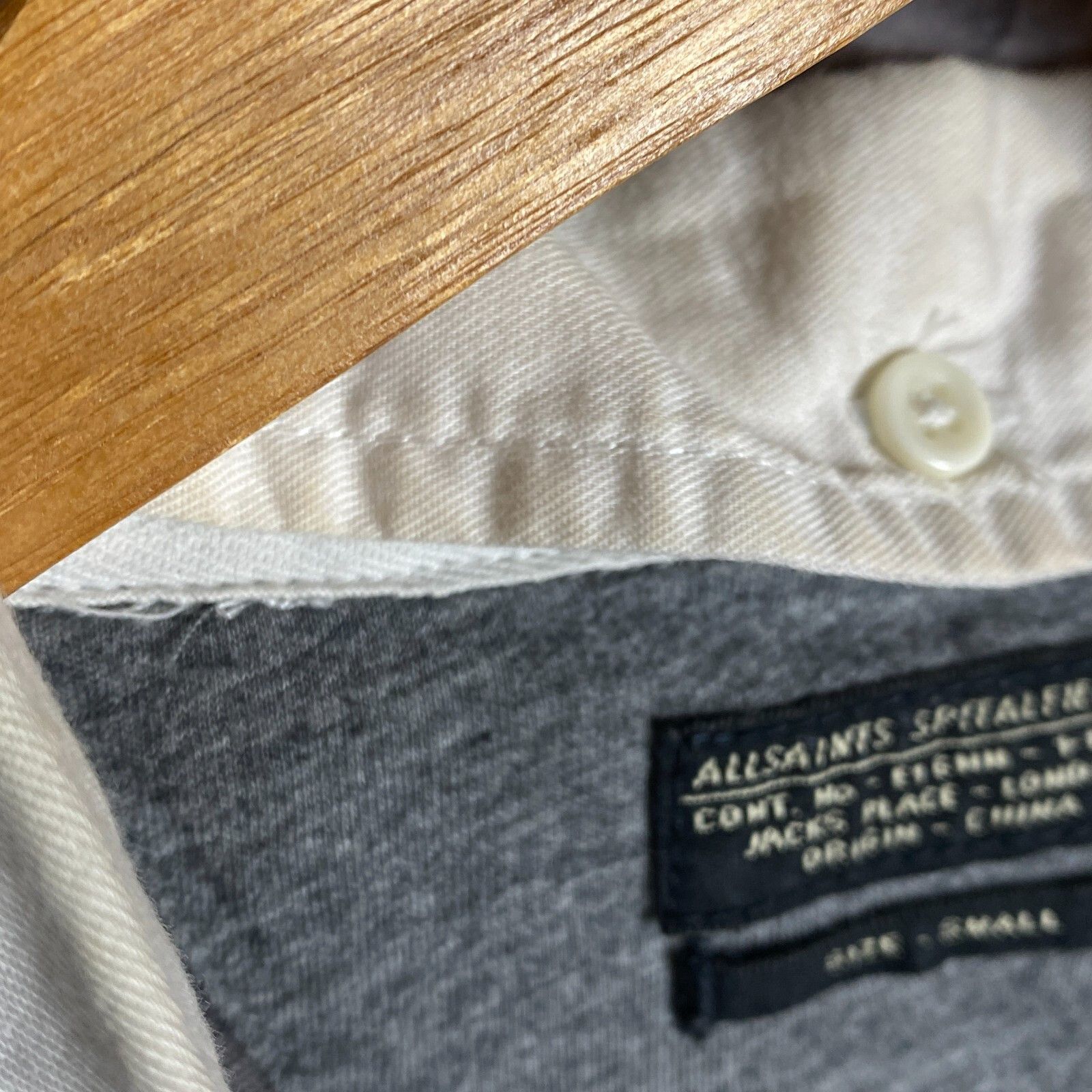 Allsaints Allsaints Polo Shirt Men's Size S Gray Cotton Short Sleeve ` Size US S / EU 44-46 / 1 - 6 Thumbnail