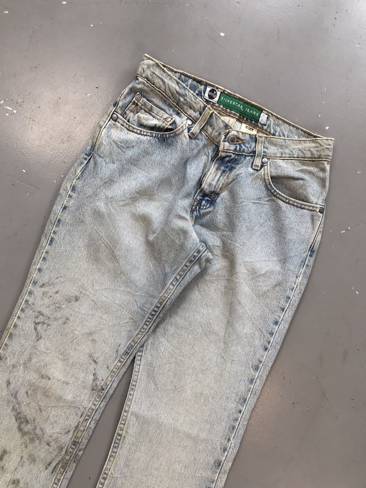 Levi's × Vintage Vintage Levi’s silver tab Straight fit denim Size US 28 / EU 44 - 4 Thumbnail