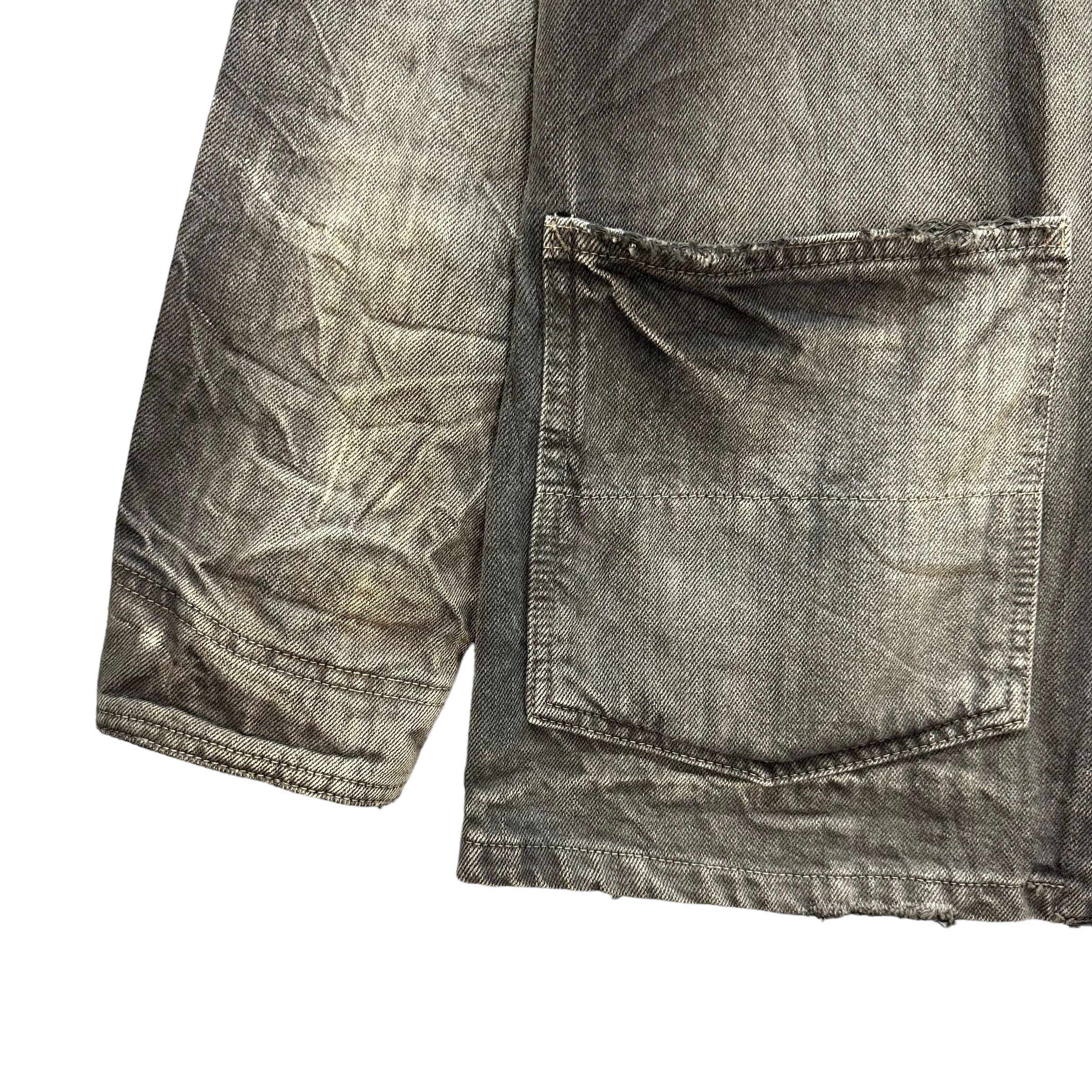 Japanese Brand SPELL BOUND TRASHED DENIM WORK JACKET #8819-028 Size US M / EU 48-50 / 2 - 7 Thumbnail
