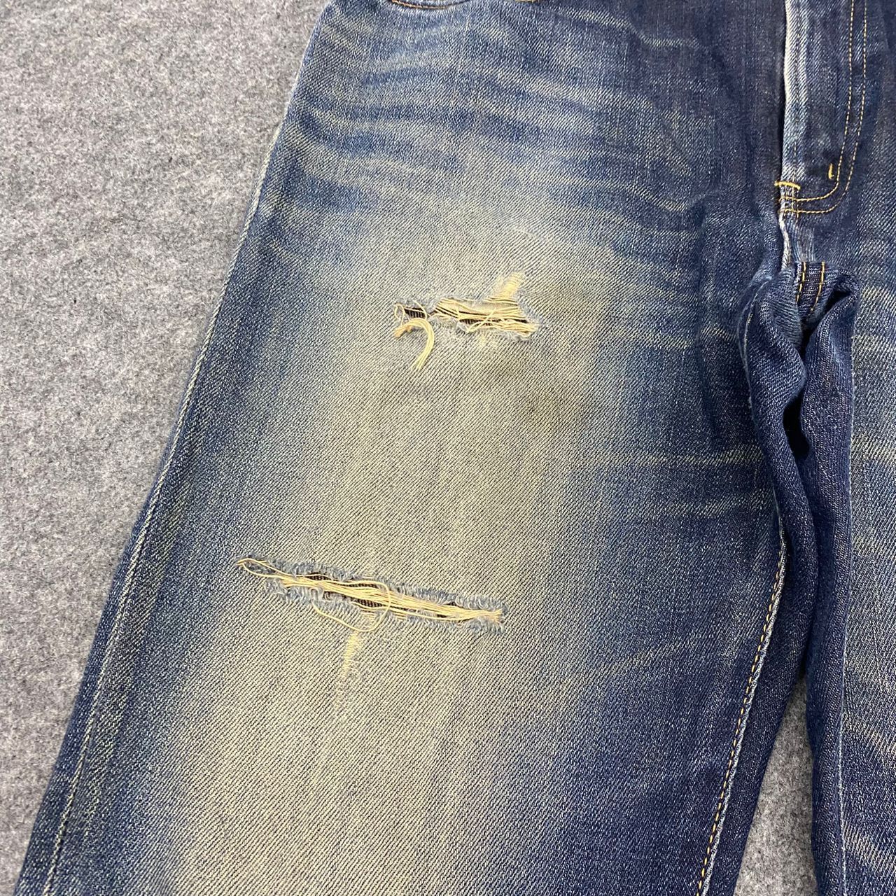 If Six Was Nine 💥Best Offer💥Vintage Edwin 503 Distressed Denim Size US 35 - 12 Thumbnail