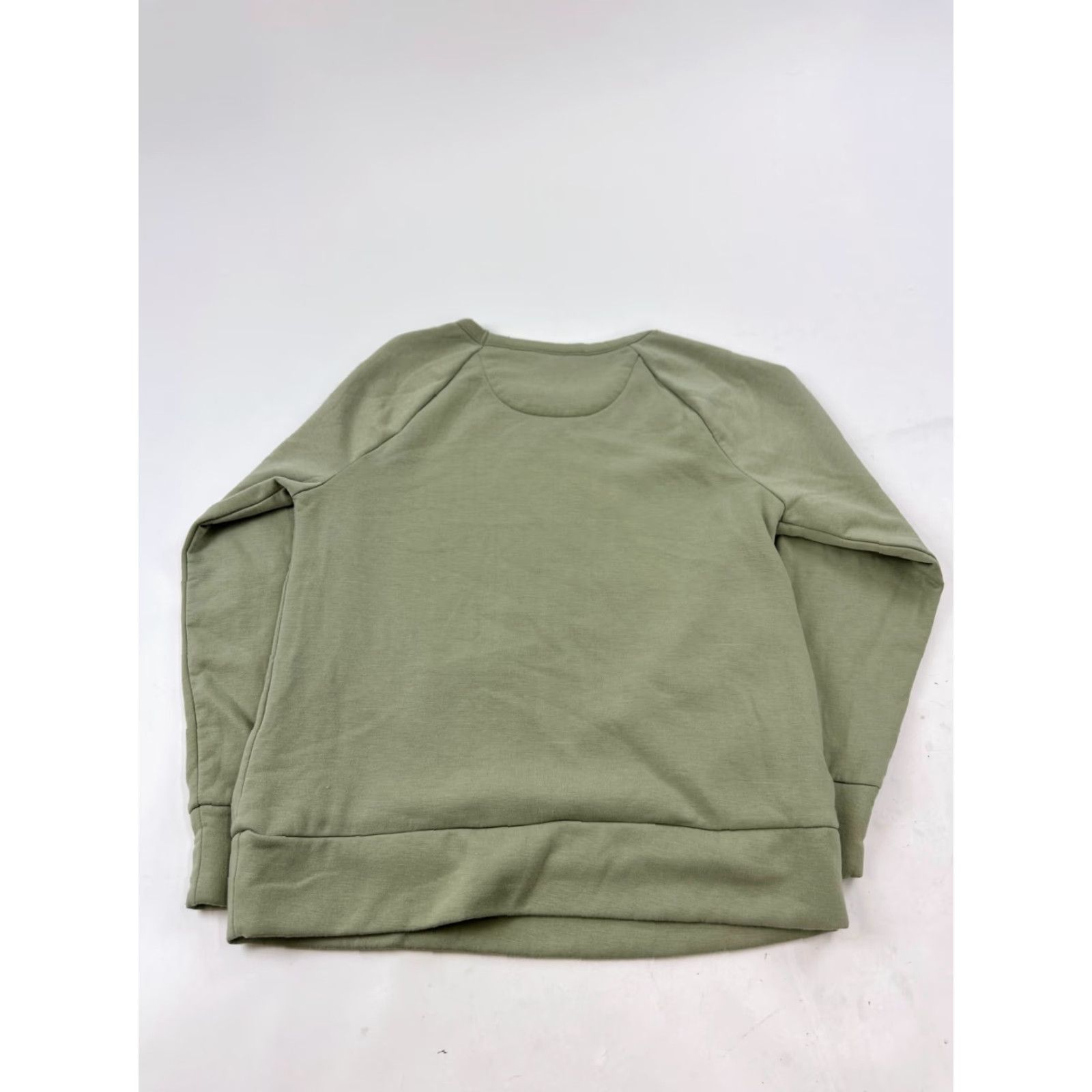 Eddie Bauer Eddie Bauer Sweatshirt Womens Small Green Stretch Fleece Lined Crewneck Pullover Size S / US 4 / IT 40 - 2 Thumbnail