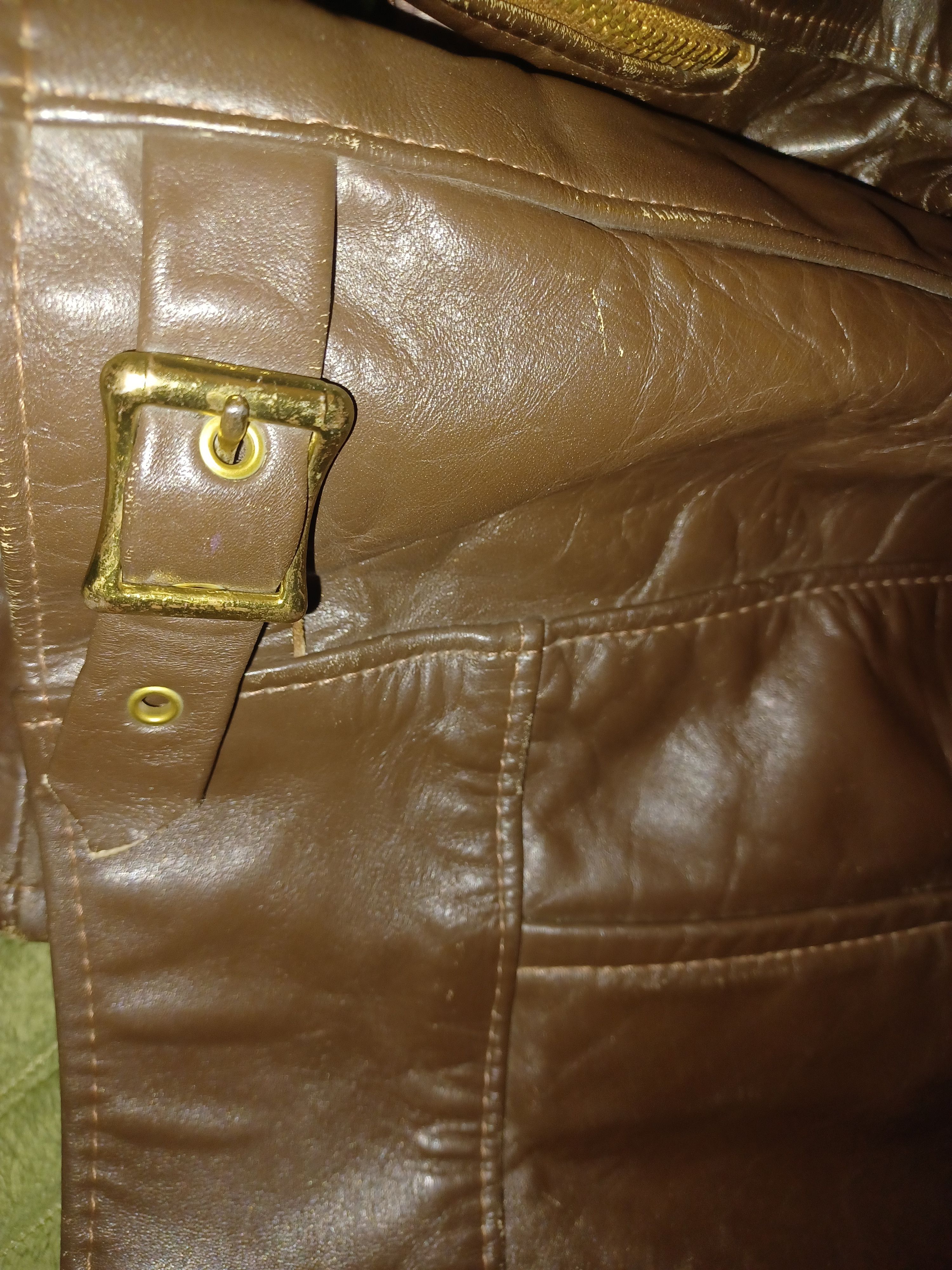 Brooks 1960 to 1970 Brooks leather sportswear motorcycle jacket Size US S / EU 44-46 / 1 - 7 Thumbnail