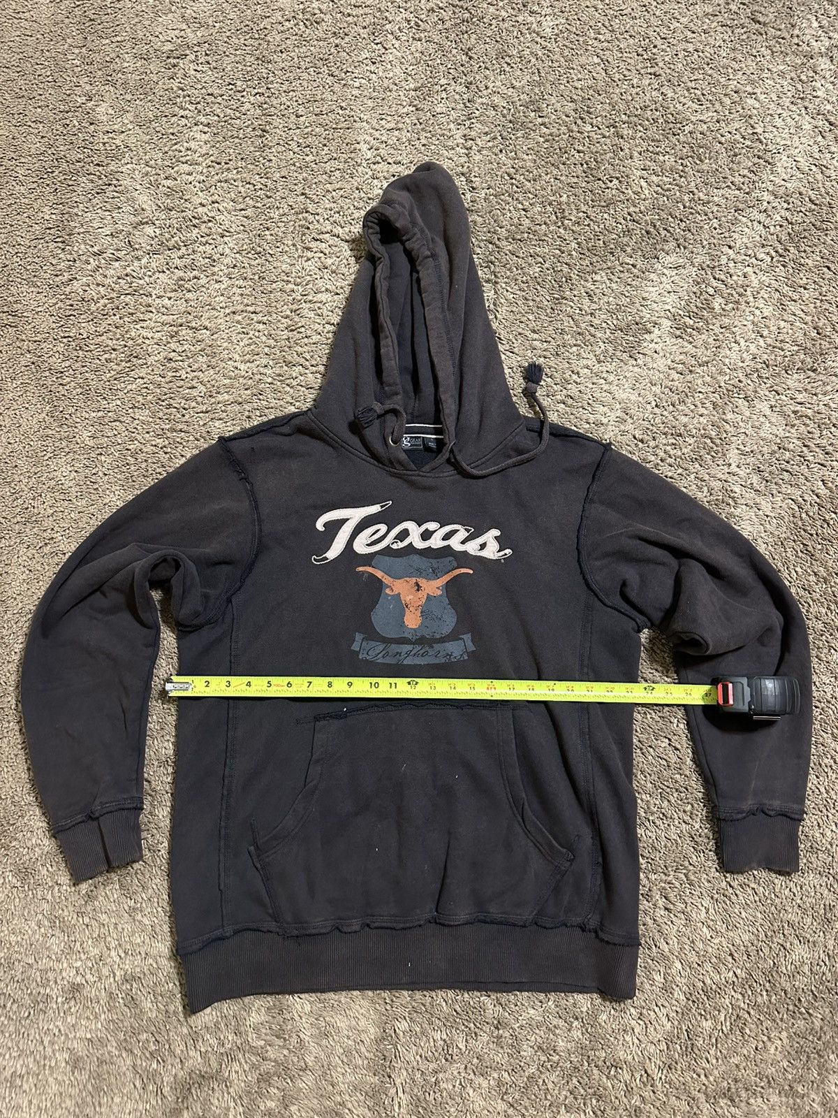 NCAA Vintage NCAA Texas Longhorns hoodie 90s size Large Size US XXL / EU 58 / 5 - 4 Thumbnail