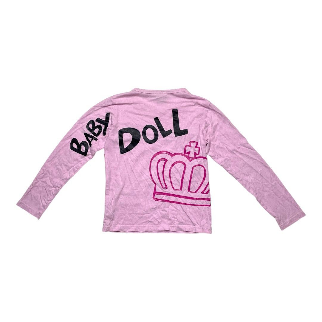 Other Baby Doll Y2K Pink Long Sleeve Shirt – Size 130 Size XXS / US 00 / IT 34 - 2 Thumbnail