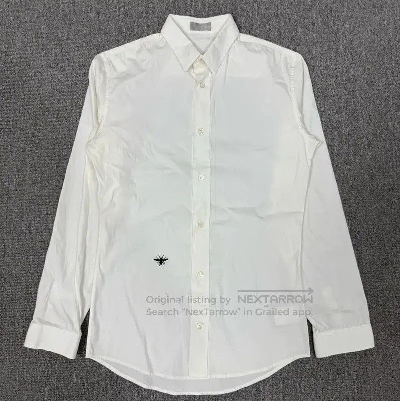 Dior Dior White Cotton Long Sleeve Shirt for Men . Size US S / EU 44-46 / 1 - 1 Thumbnail