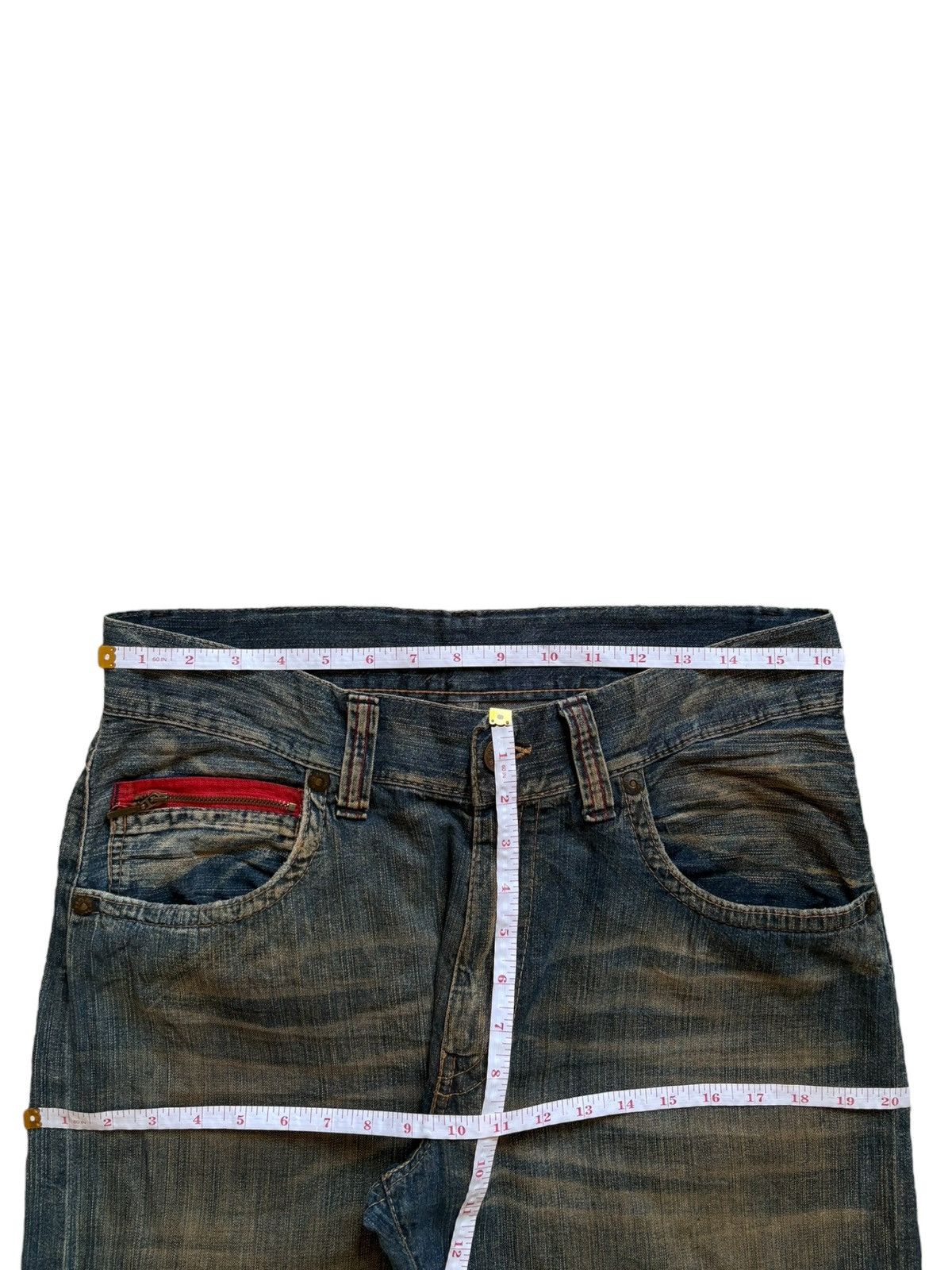 Replay Vintage Replay Rusty Mud Wash Baggy Jeans Size US 33 - 14 Thumbnail