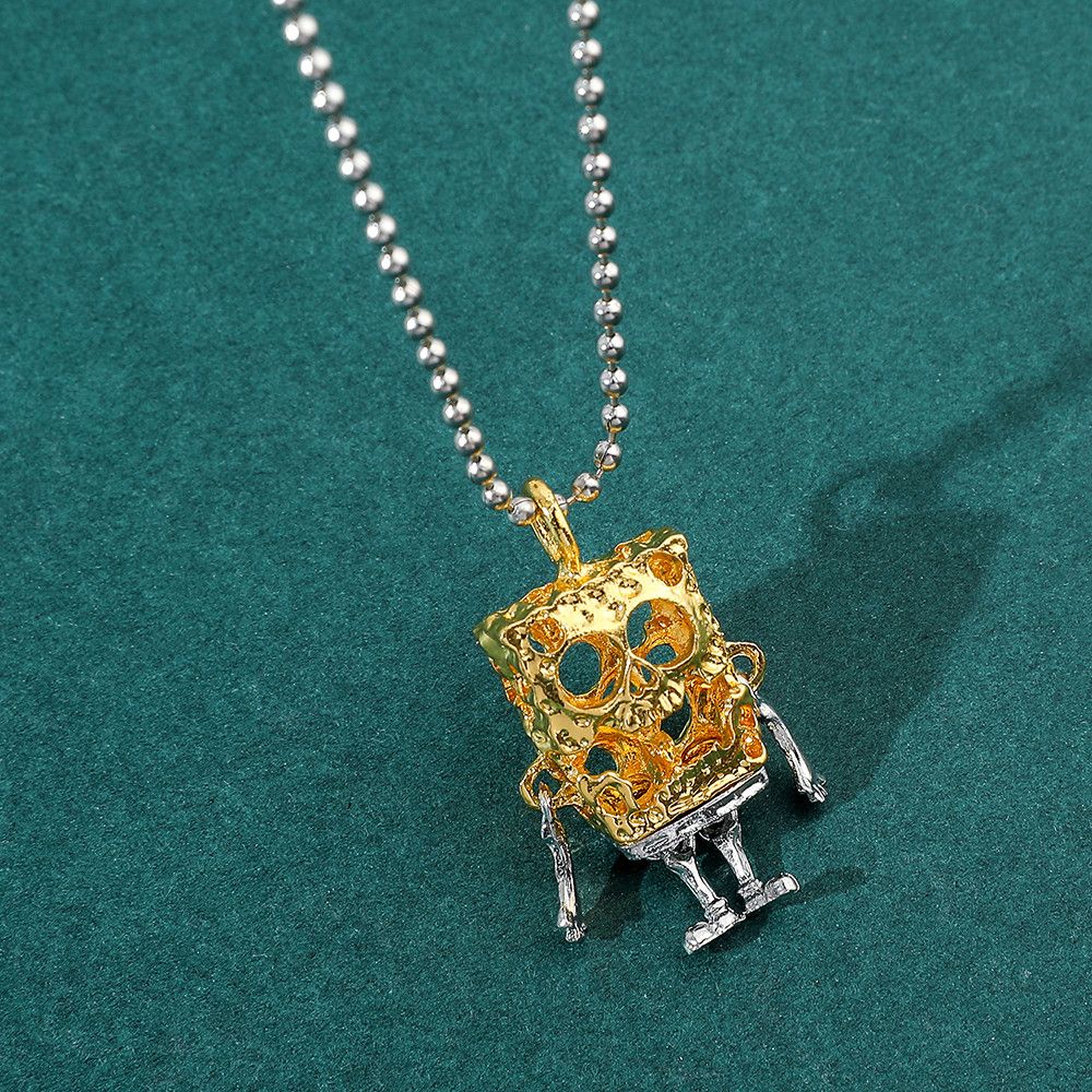 Other SpongeBob SquarePants Skull Pendant Cartoon Necklace Size ONE SIZE - 1 Thumbnail