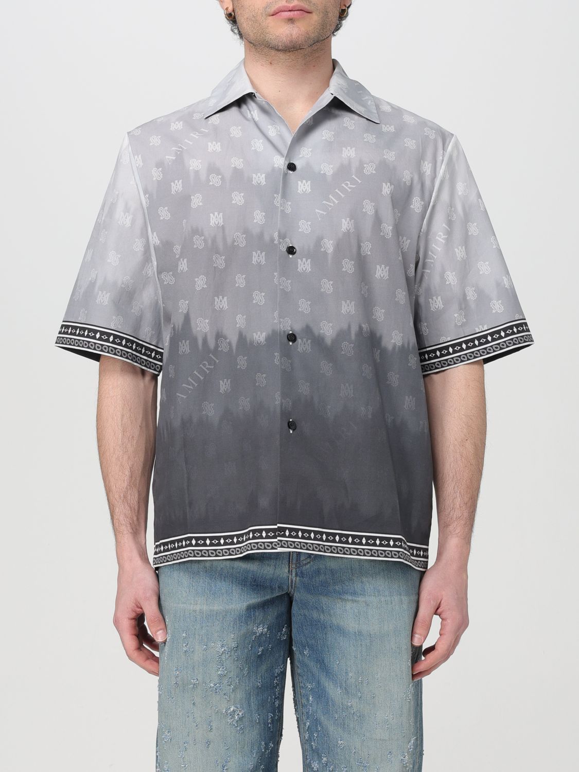 image of Amiri Shirt Men Black (Size Medium)