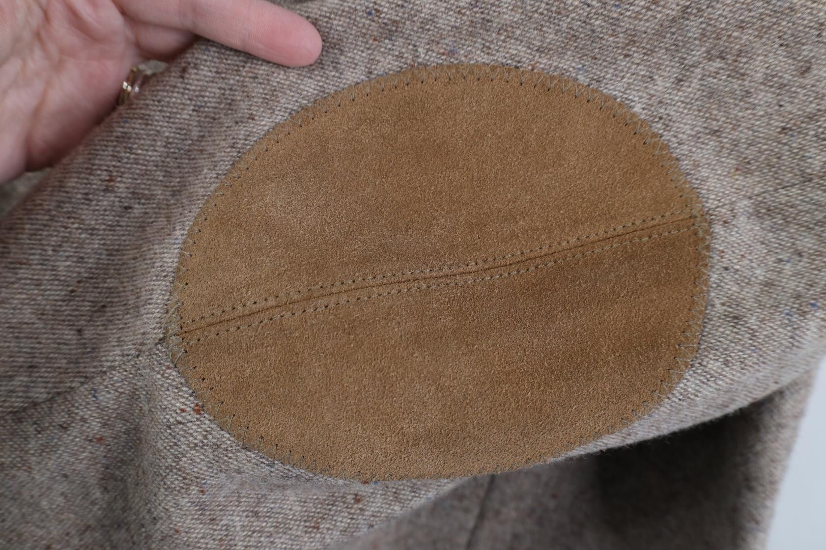 Vintage Vintage 90s Suede Elbow Patch Suit Coat Blazer Jacket Size US XXL / EU 58 / 5 - 4 Thumbnail