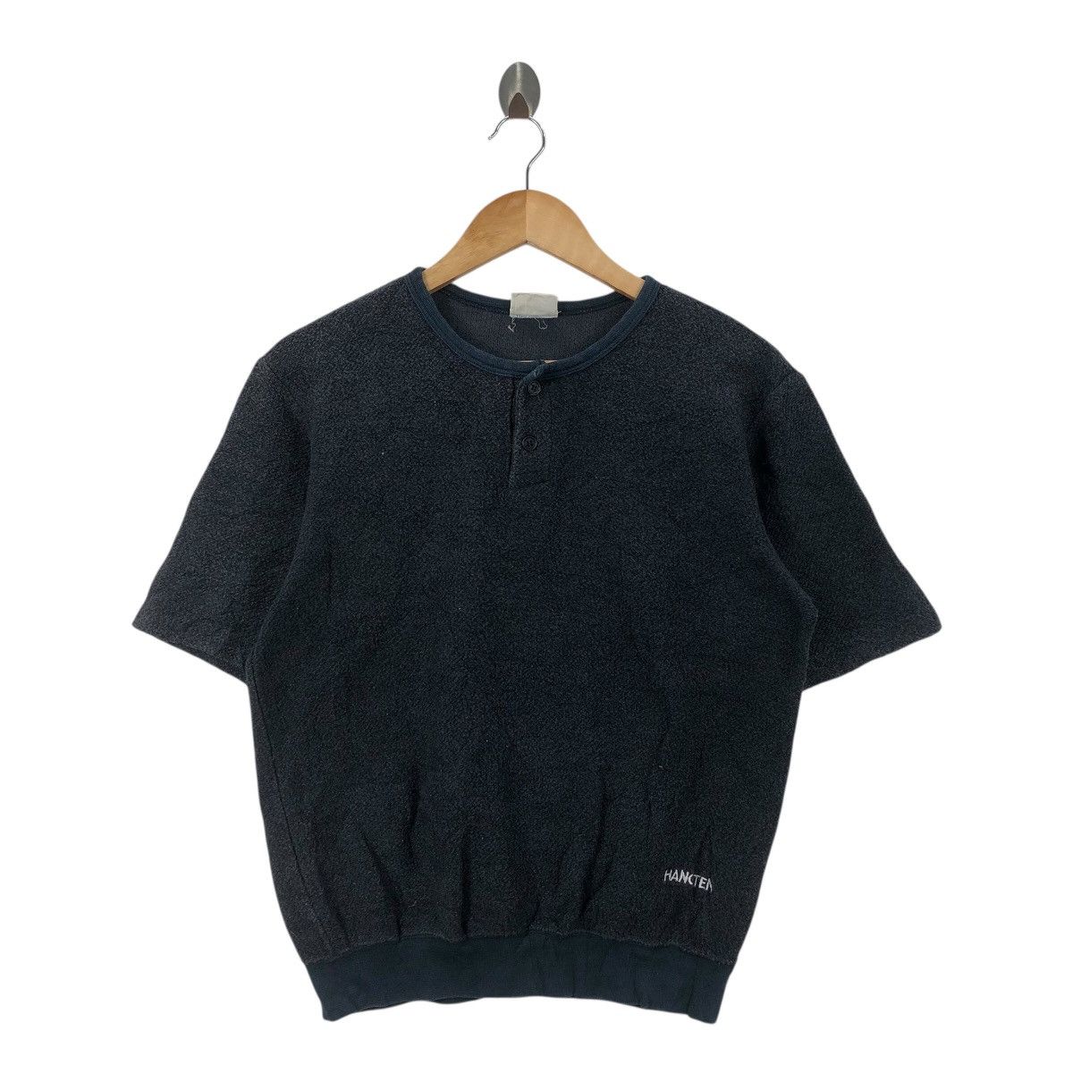 Hang Ten Vintage HANG TEN USA Short Sleeve Fleece Beach Surf Sweatshi Size US M / EU 48-50 / 2 - 1 Thumbnail