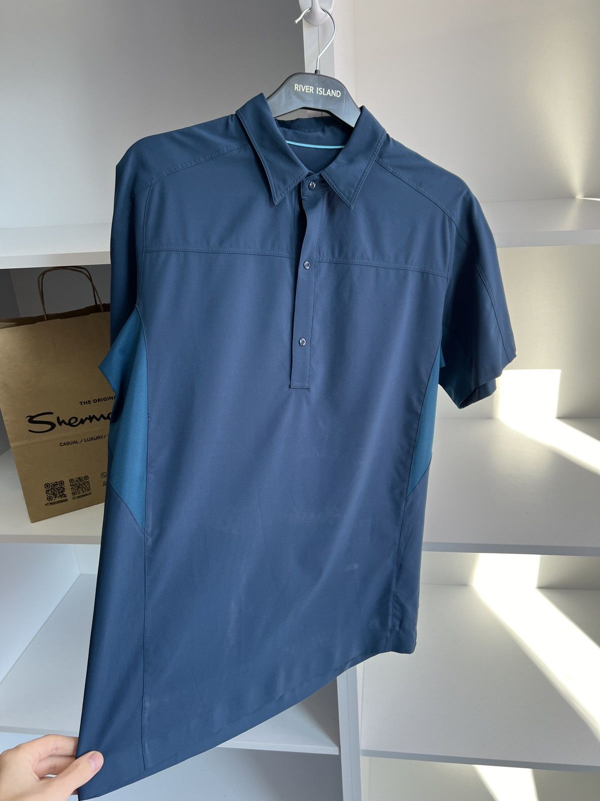 Arc'teryx × Vintage Vintage Arc'teryx Blue tee Size US S / EU 44-46 / 1 - 5 Thumbnail