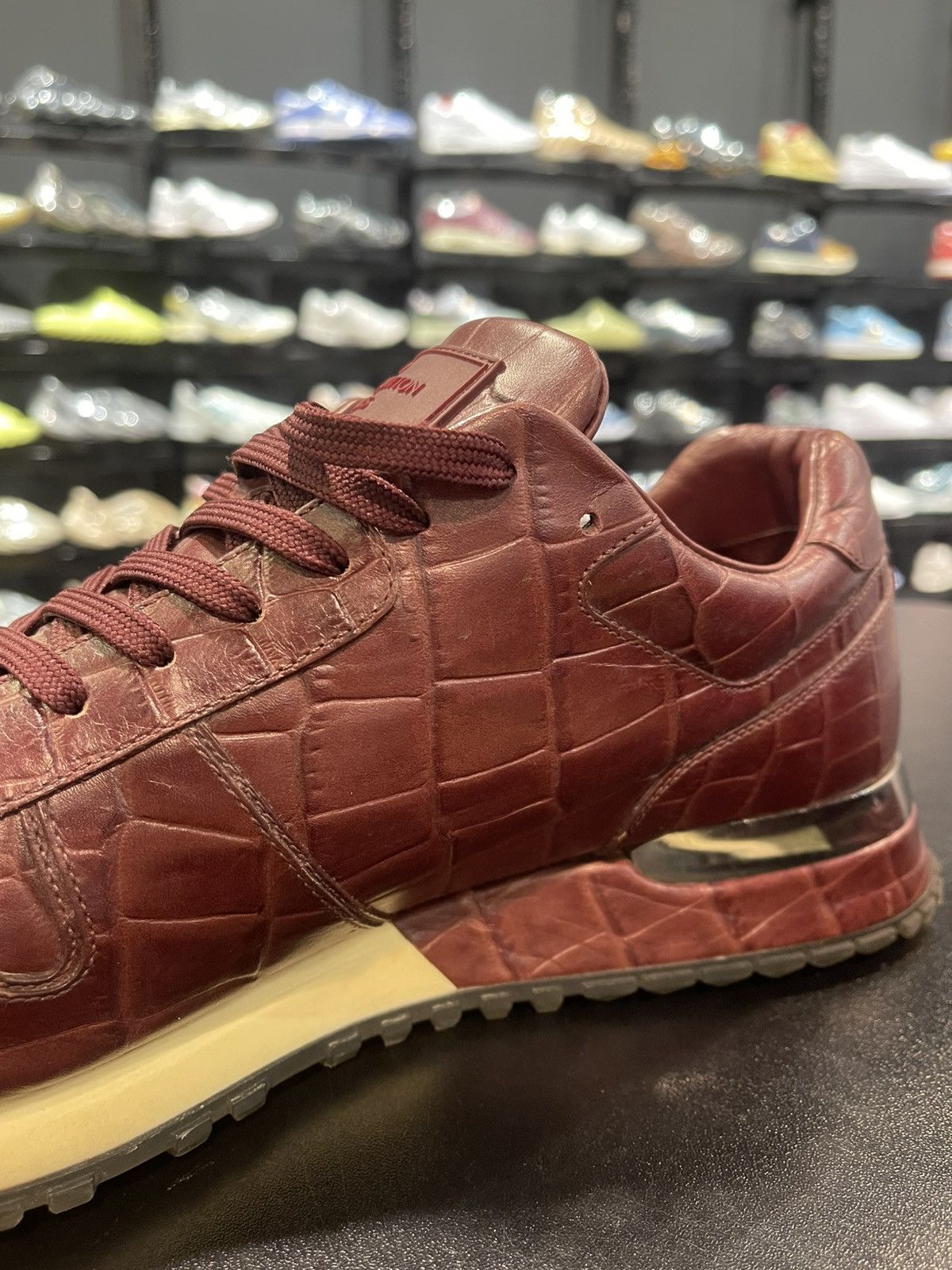 Louis Vuitton Size 11UK/12US - Louis Vuitton Croc Embossed Run Away Size US 12 / EU 45 - 6 Thumbnail