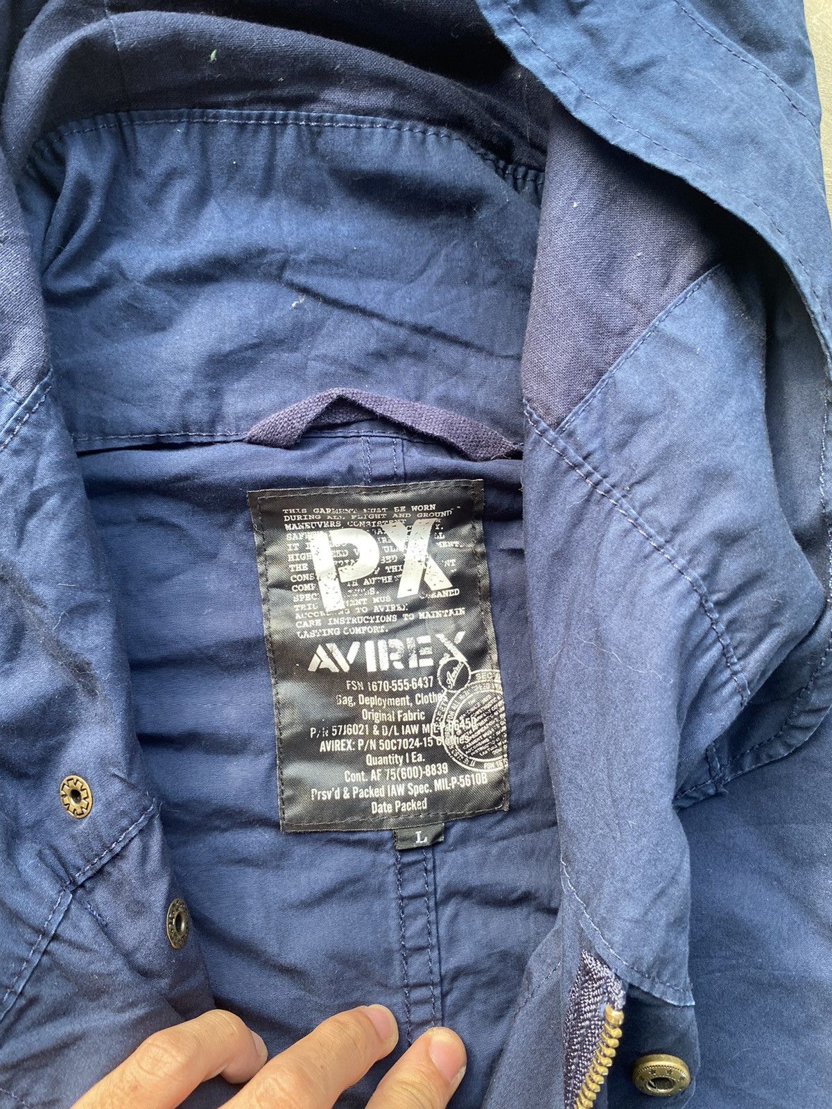 Avirex 90s Avirex Parka Jacket Size US L / EU 52-54 / 3 - 3 Thumbnail