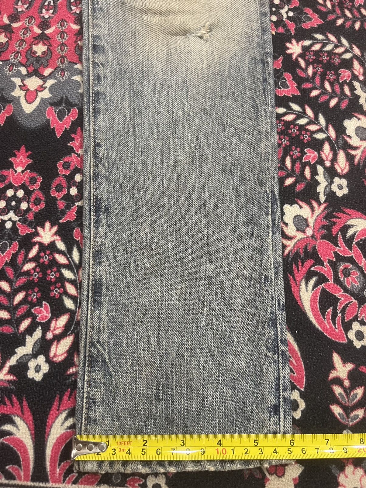 RRL Ralph Lauren Vintage Ralph Lauren Denim Destroyed Skinny Boyfriend Jeans Size 27" / US 4 / IT 40 - 15 Thumbnail