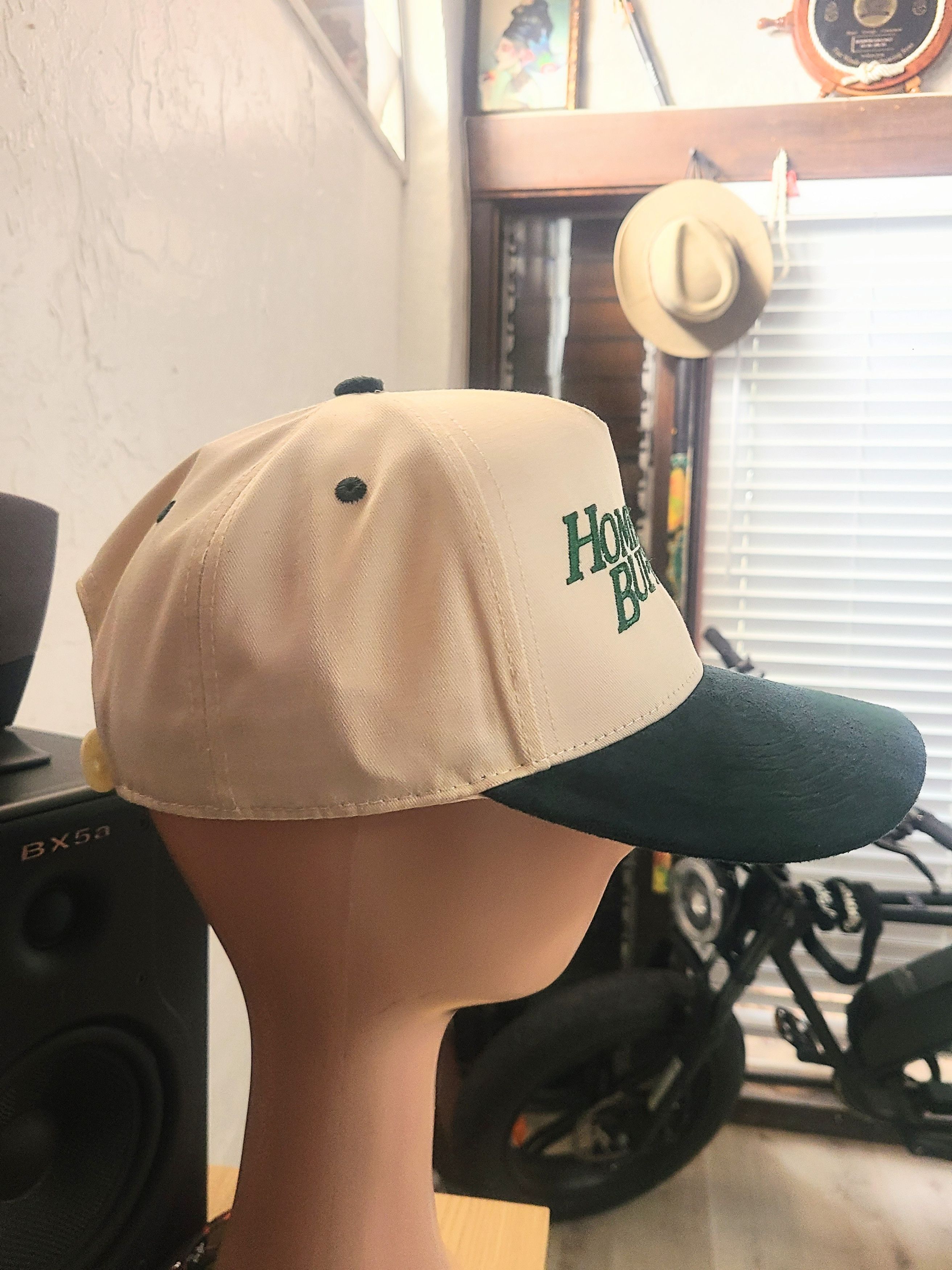 Handmade Hometown Buffet, Restaurant, Foodie Gift, Y2K, 90s Suede Hat Size ONE SIZE - 4 Thumbnail